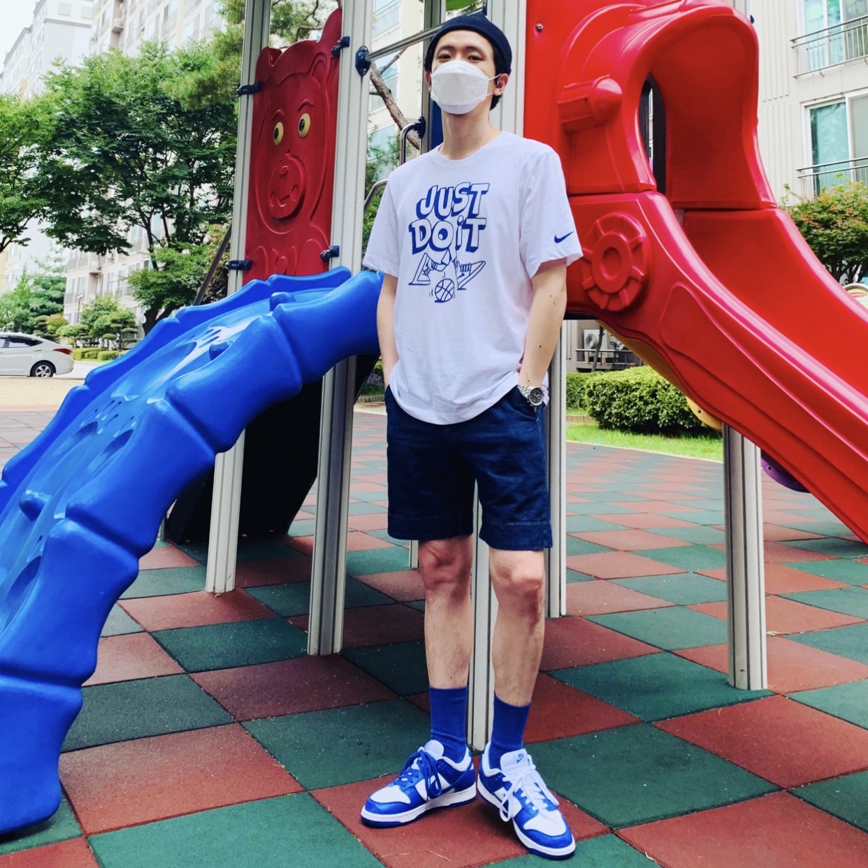 Nike Dunk Low SP Kentucky 2020 착용 스타일