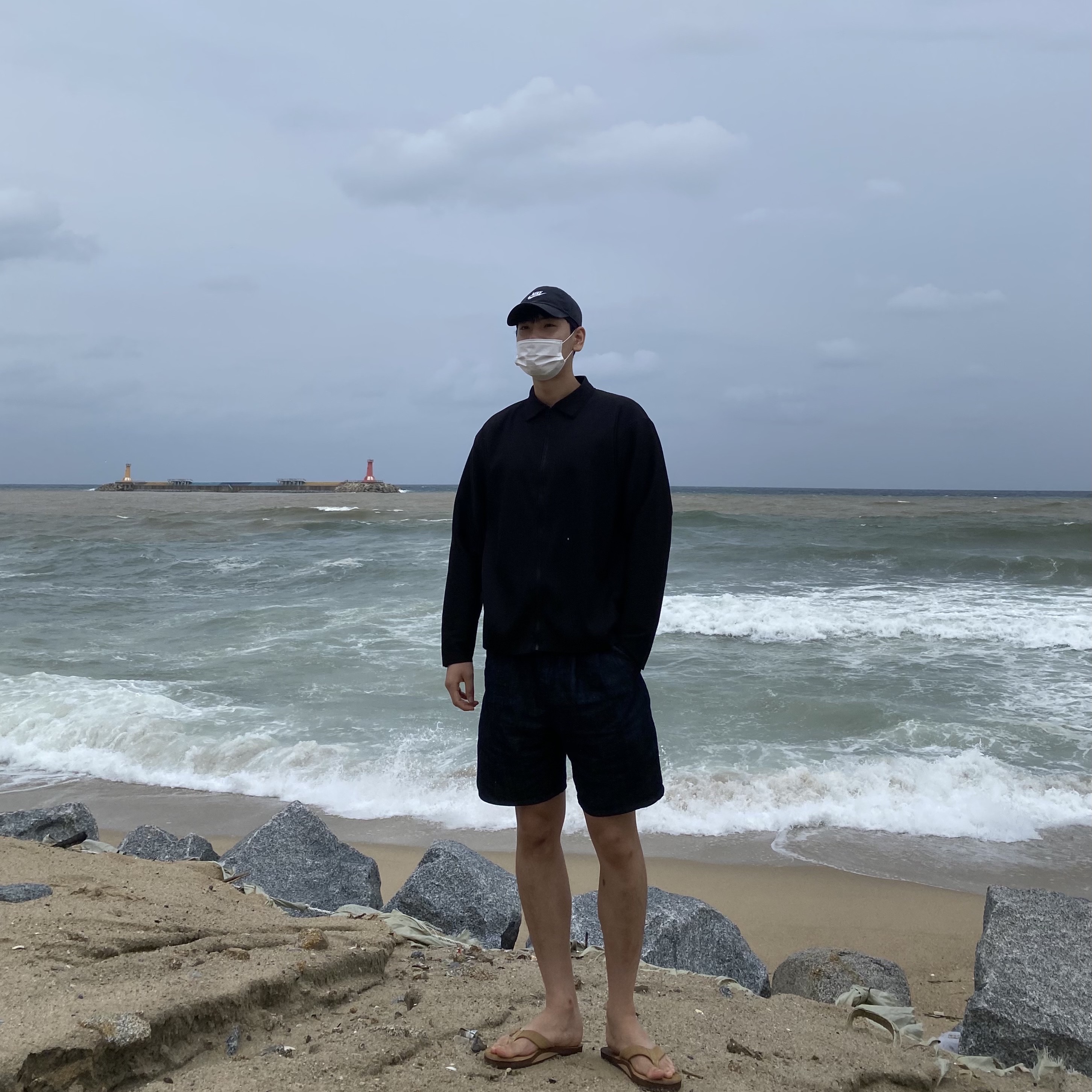 Stone Island 116F4 Ghost Piece Overshirt Black - 20FW 착용 스타일