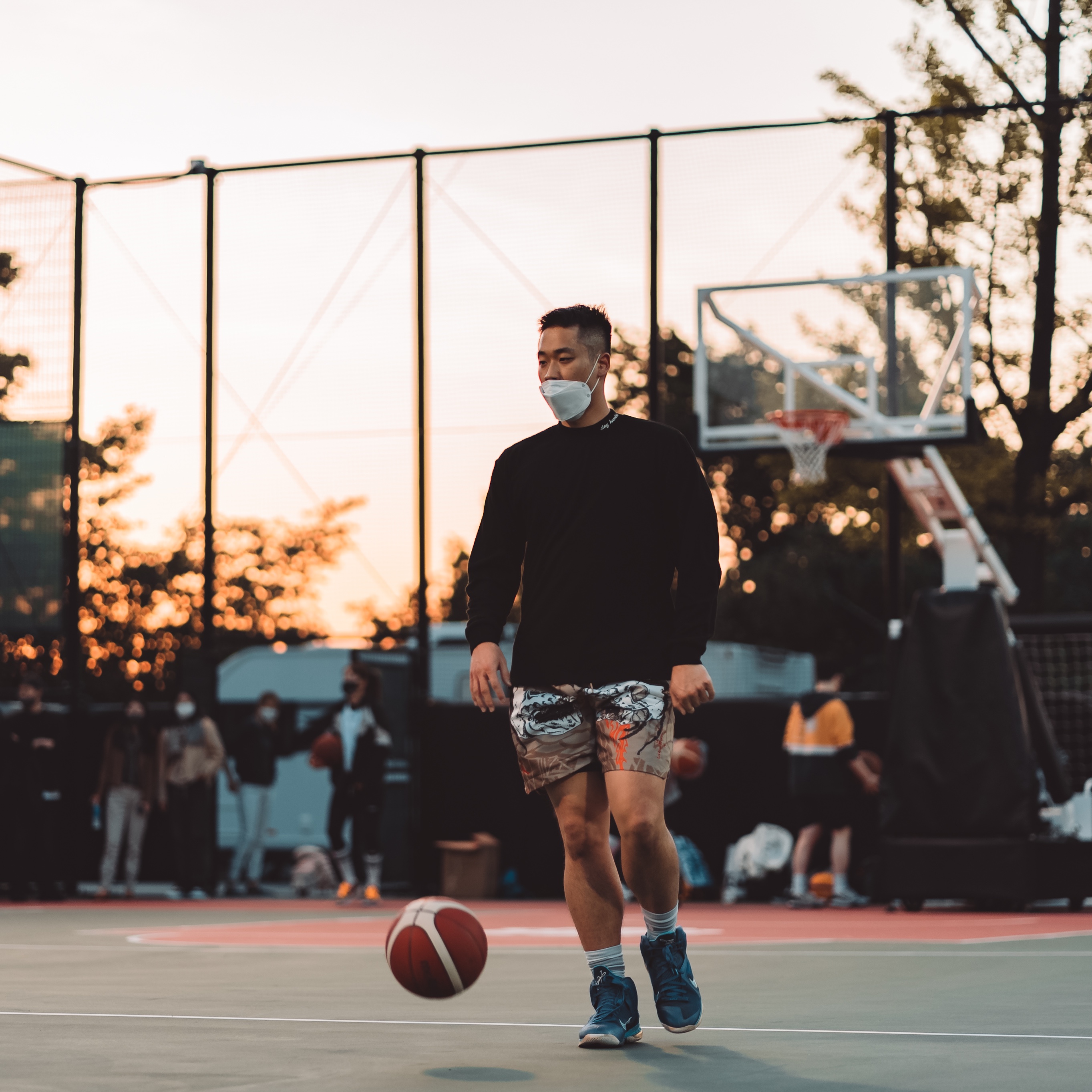 Jordan x Travis Scott Pool Shorts - Asia 착용 스타일