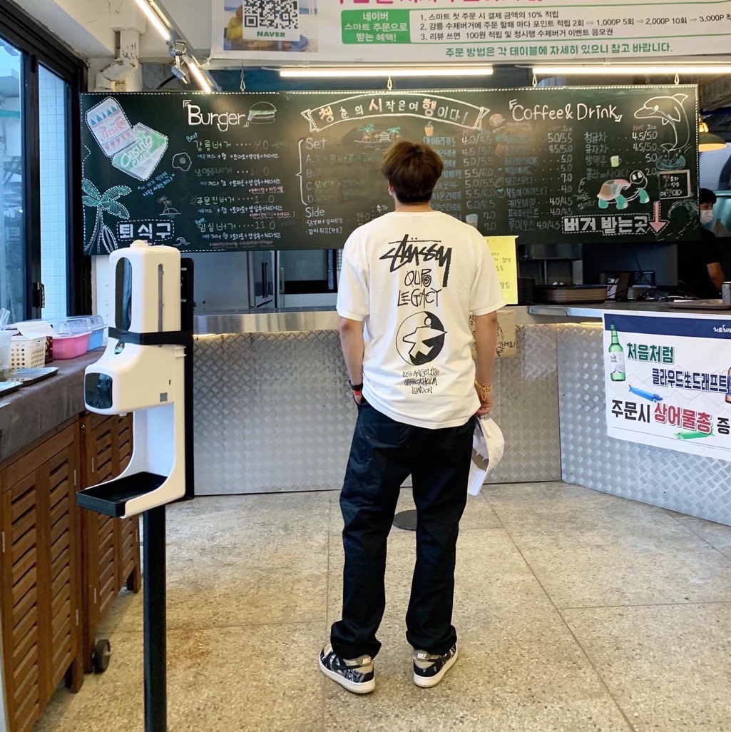 Nike x Off-White NRG Pants Black, Stussy x Our Legacy Surfman T-Shirt White - 21SS 착용 스타일 - 1