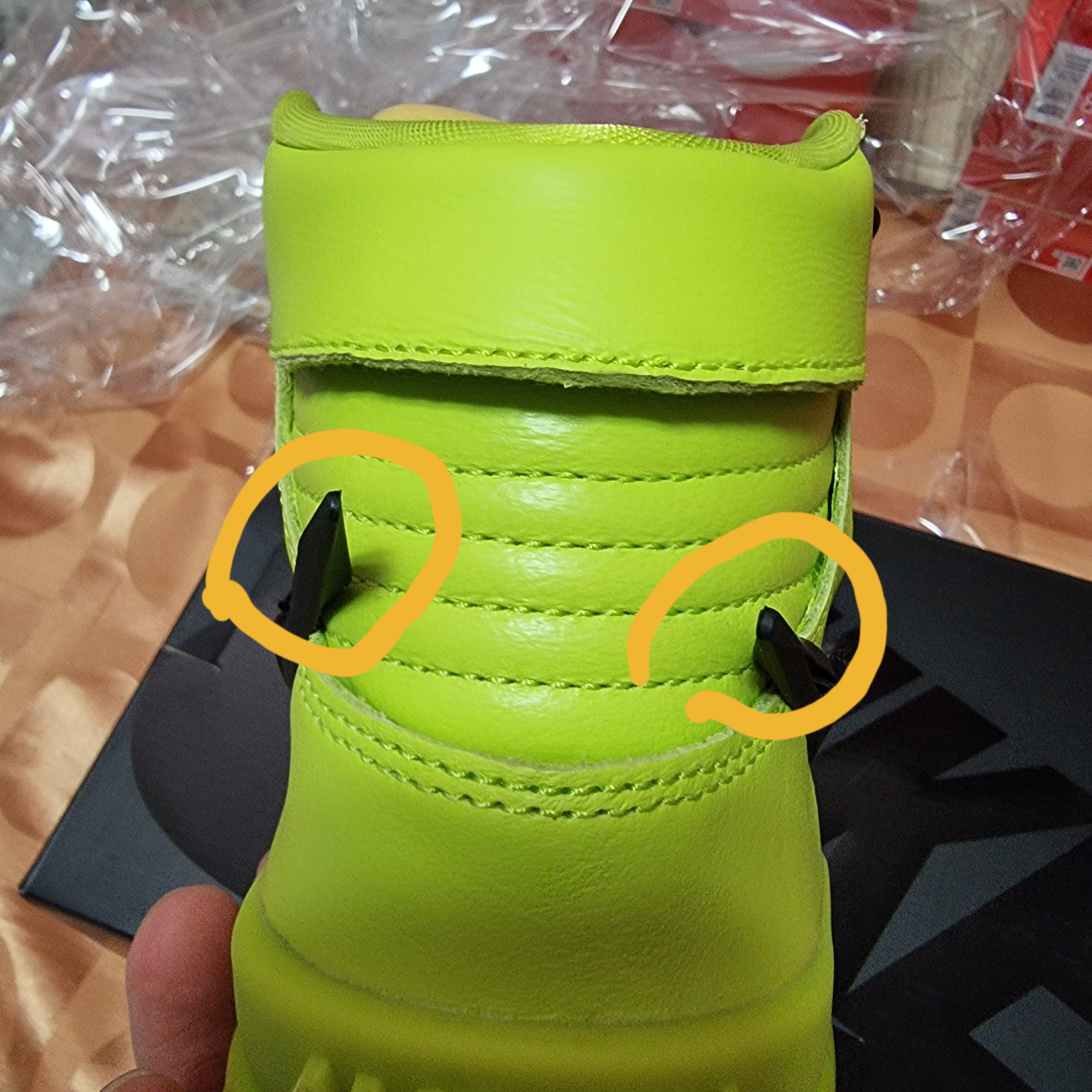 Nike x Ambush Dunk High Flash Lime 착용 스타일 - 1