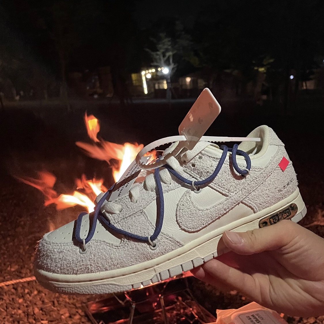 Nike x Off-White Dunk Low The 50 - Lot 18 착용 스타일