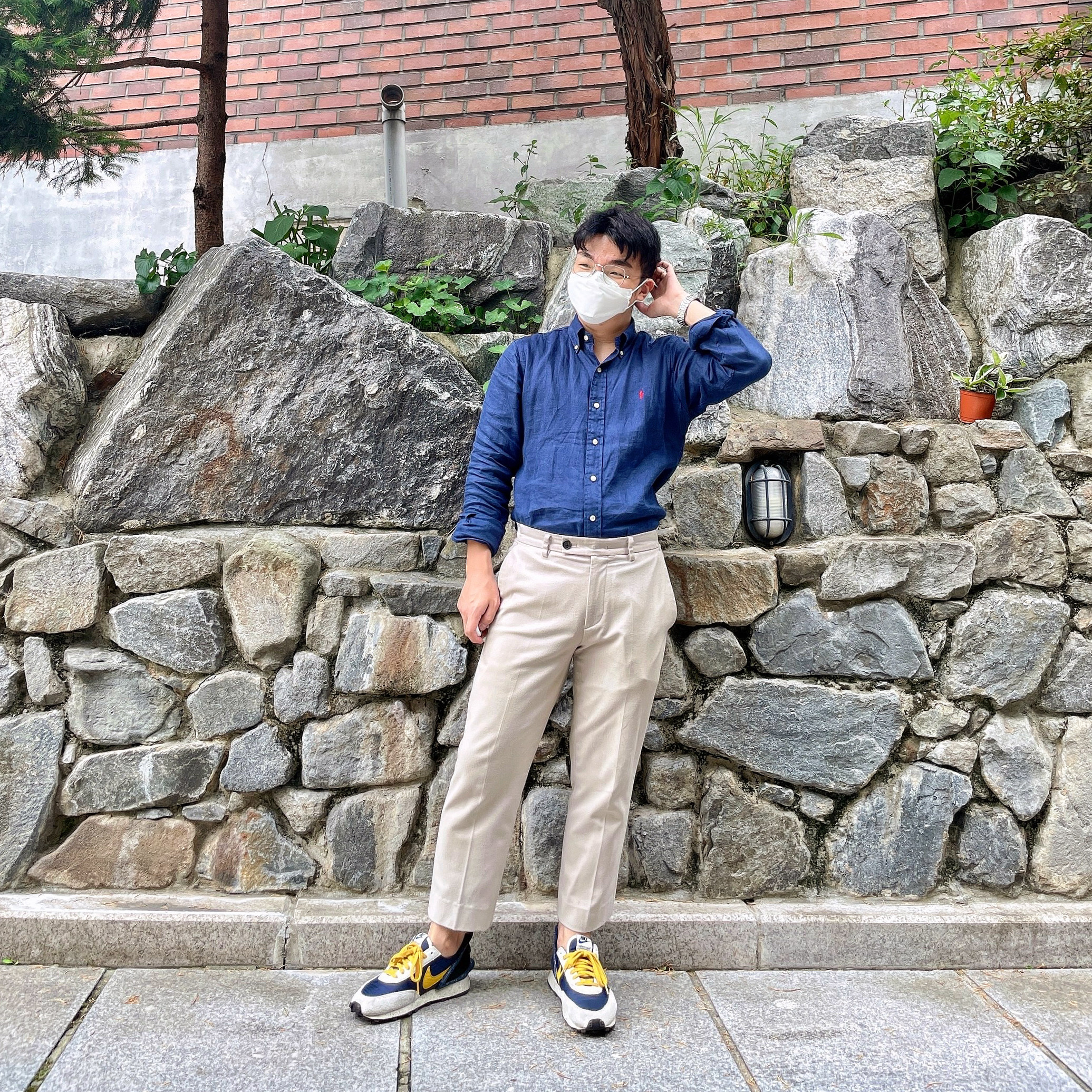 (W) Nike x Undercover Daybreak Obsidian 착용 스타일