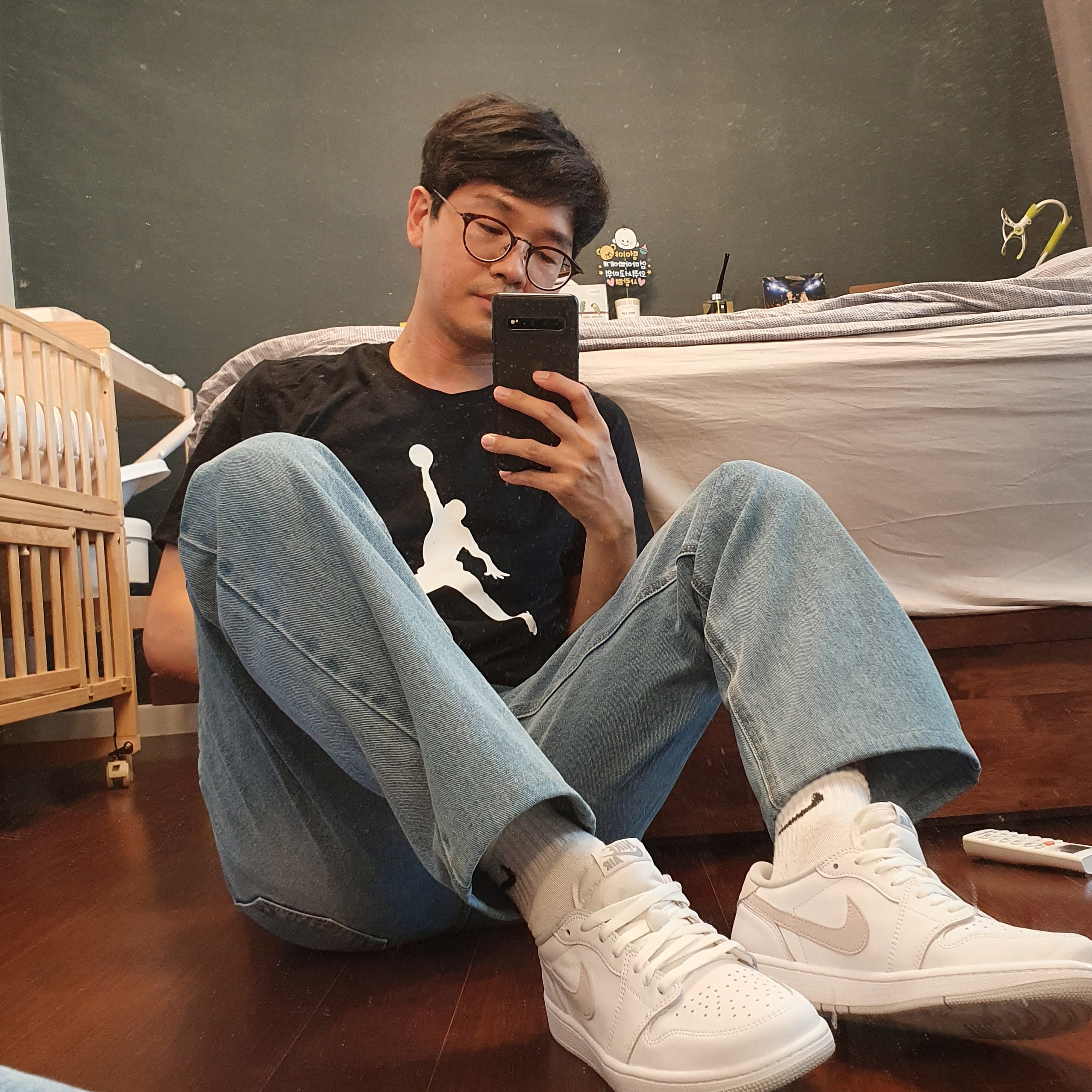 Jordan 1 High 85 Neutral Grey 착용 스타일