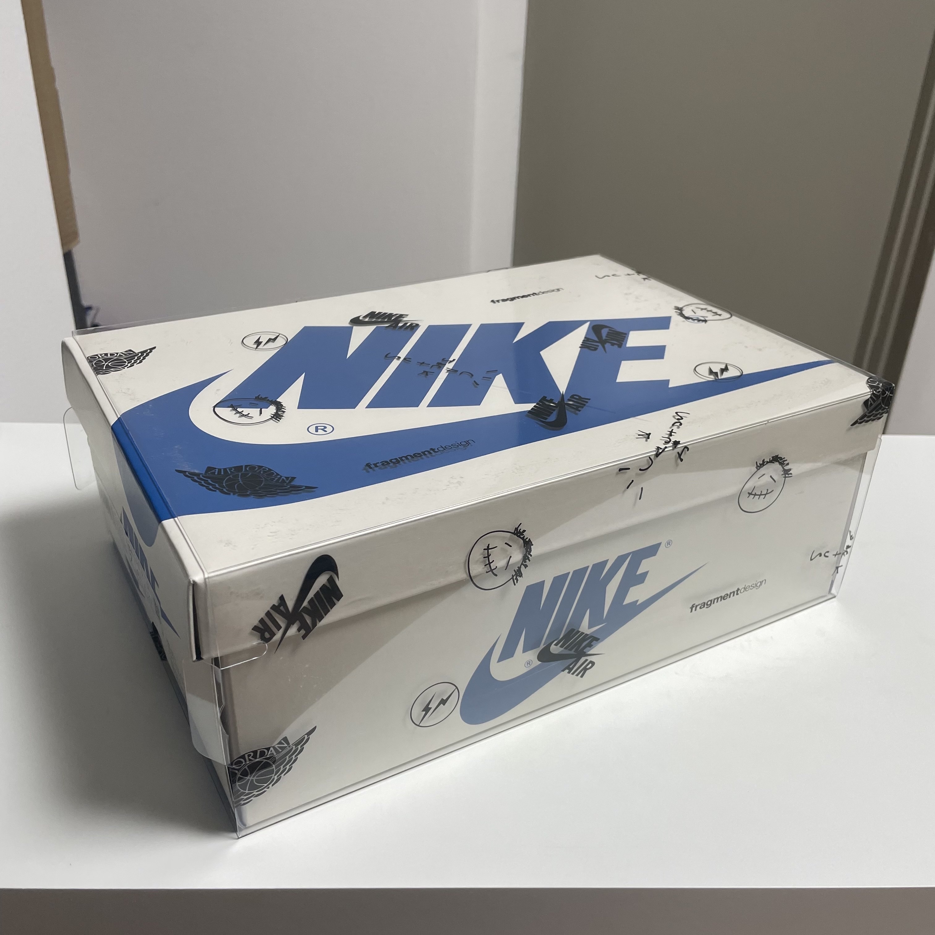 Jordan 1 x Travis Scott x Fragment Retro Low OG SP Military Blue 착용 스타일 - 2