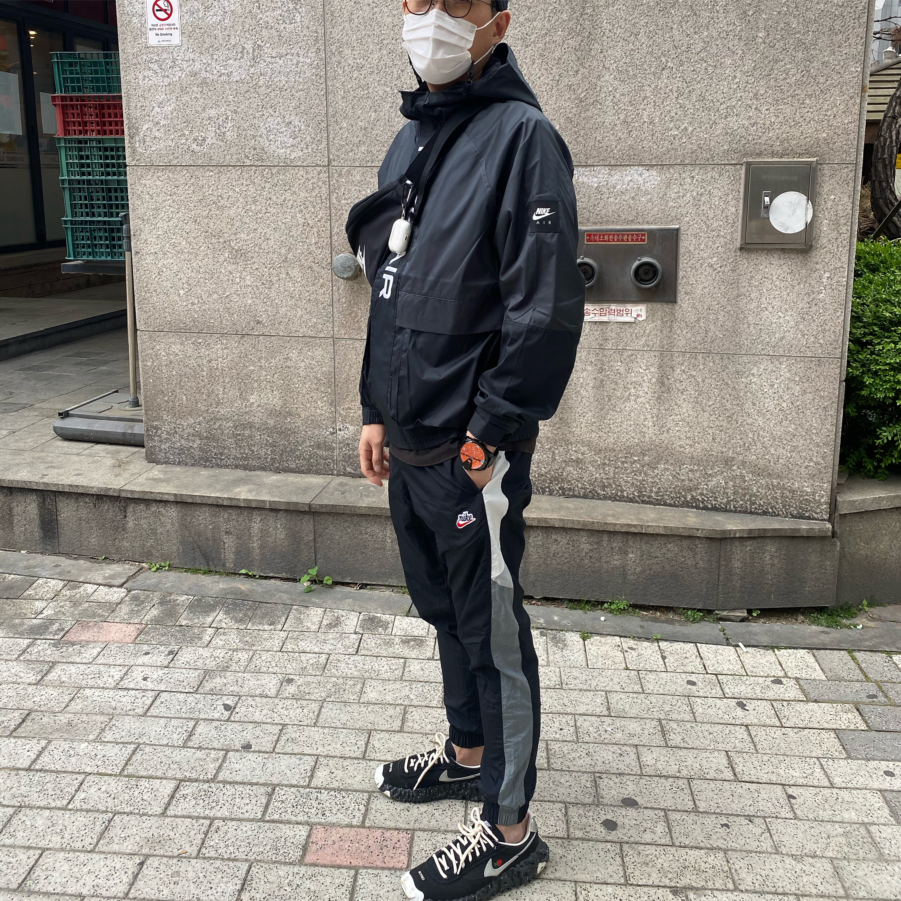 Nike x Undercover Overbreak SP Black 착용 스타일
