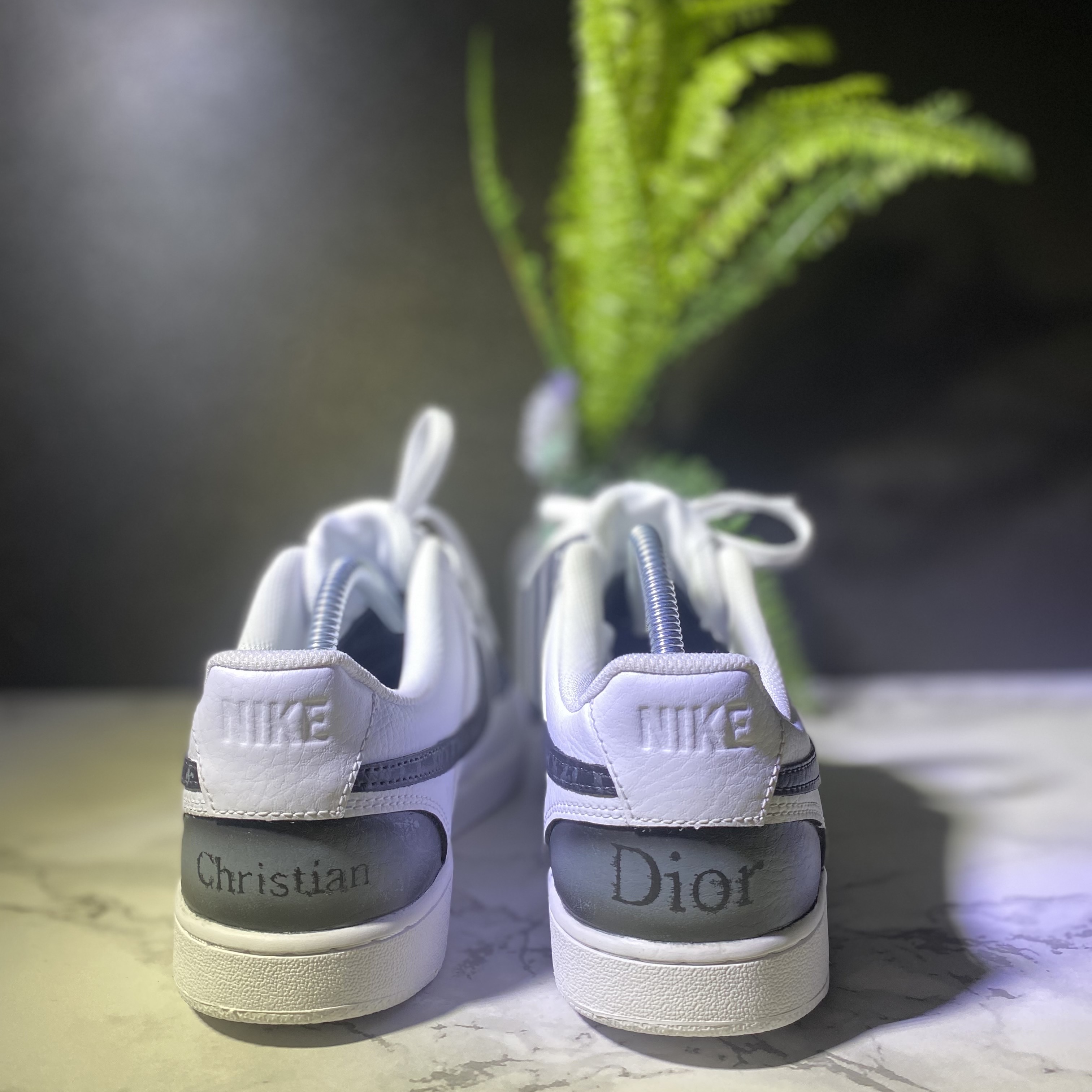 (W) Nike Dunk Low Triple White 착용 스타일 - 2