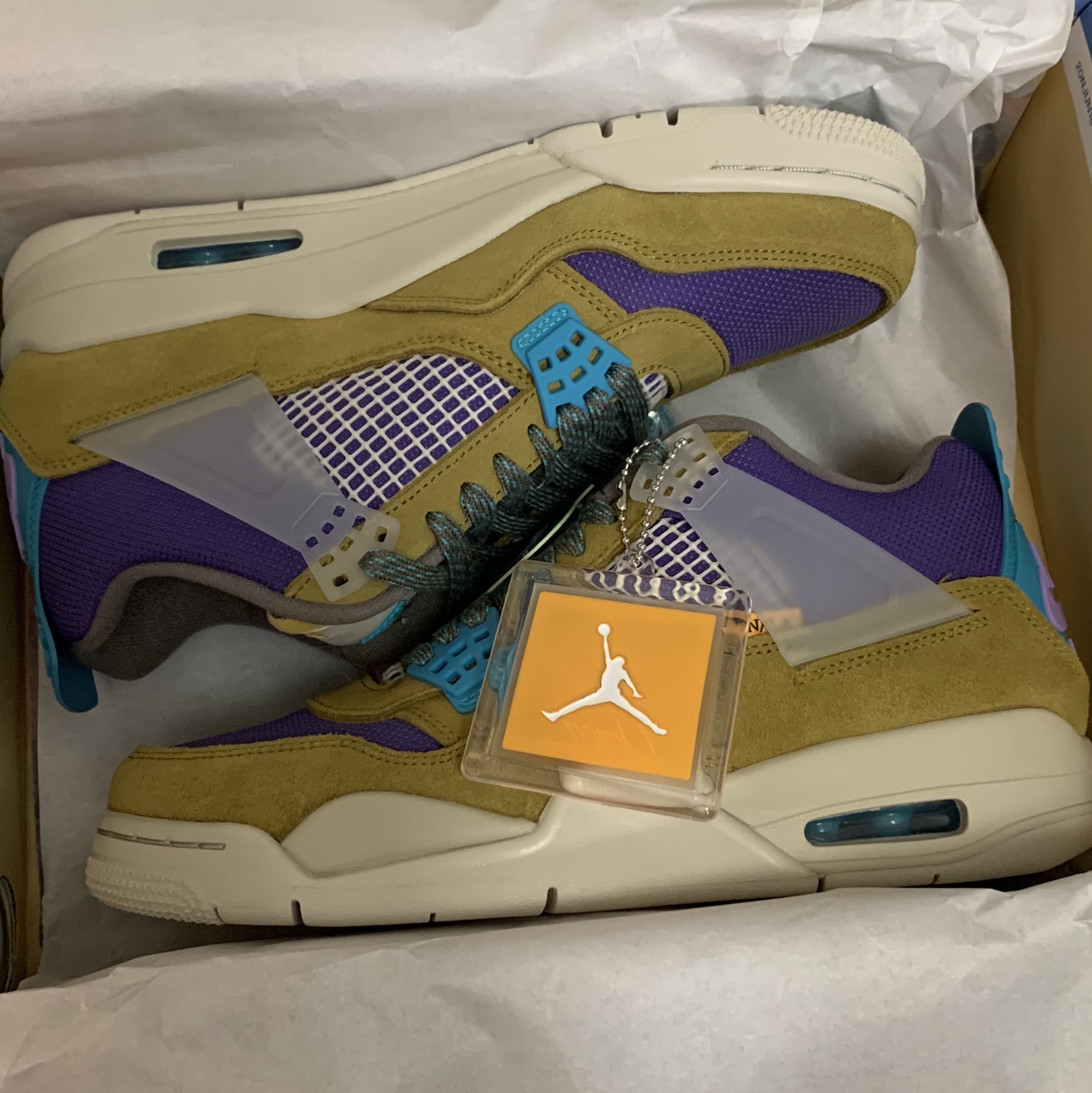 Jordan 4 x Union Retro SP Desert Moss 착용 스타일 - 2
