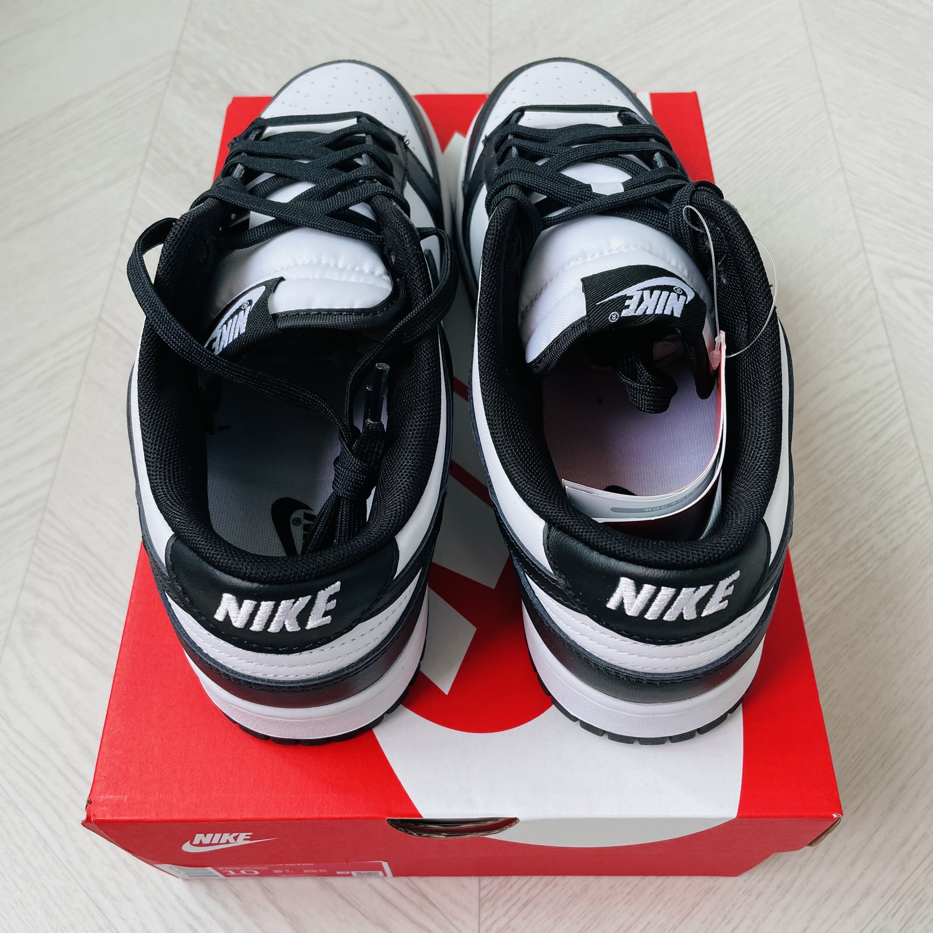 Nike Dunk Low Retro Black 착용 스타일 - 4