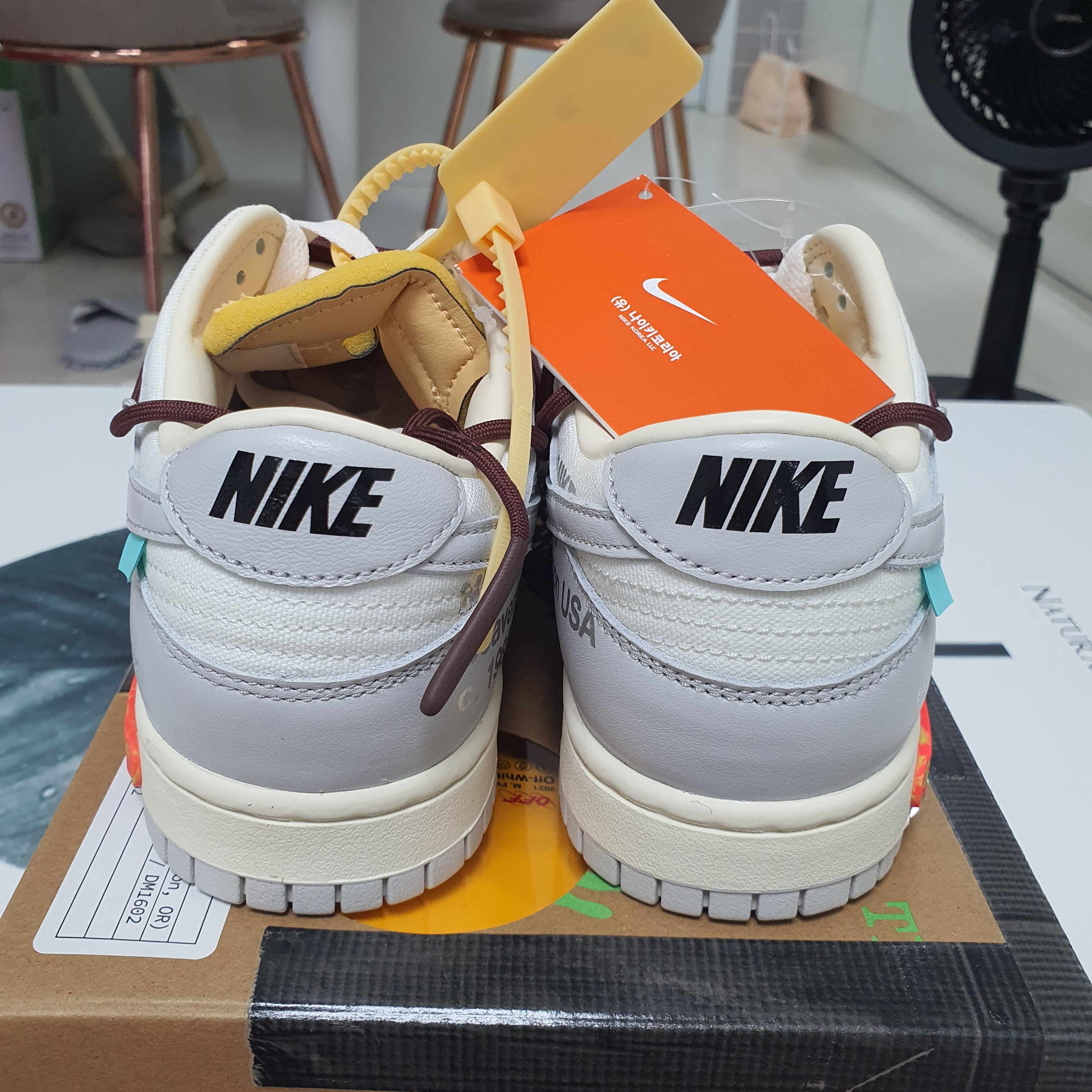 Nike x Off-White Dunk Low The 50 - Lot 46 착용 스타일 - 4