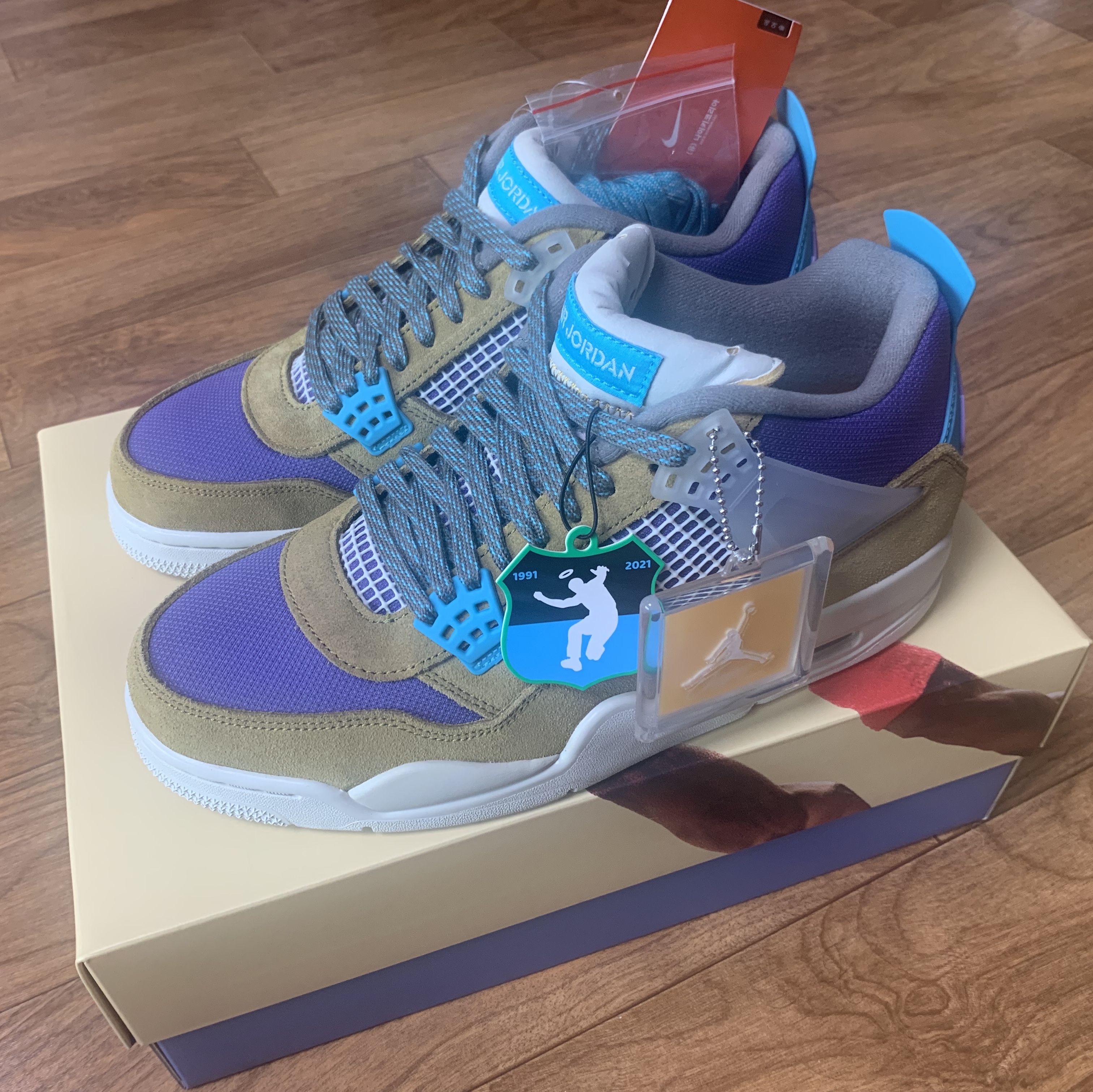 Jordan 4 x Union Retro SP Desert Moss 착용 스타일
