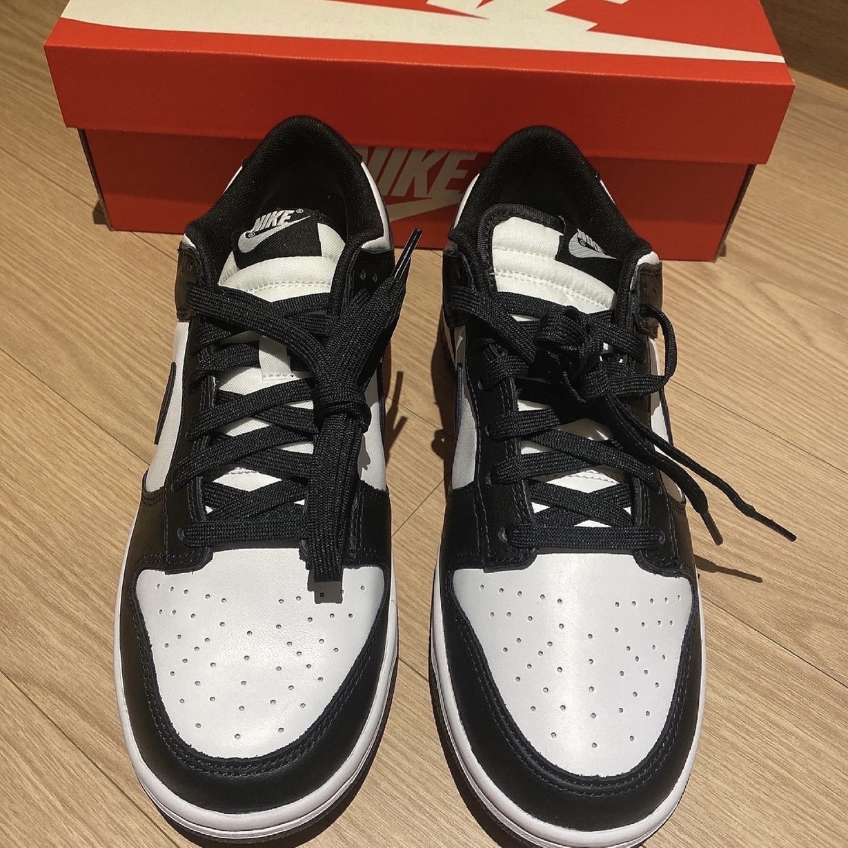 Nike Dunk Low Retro Black 착용 스타일 - 4