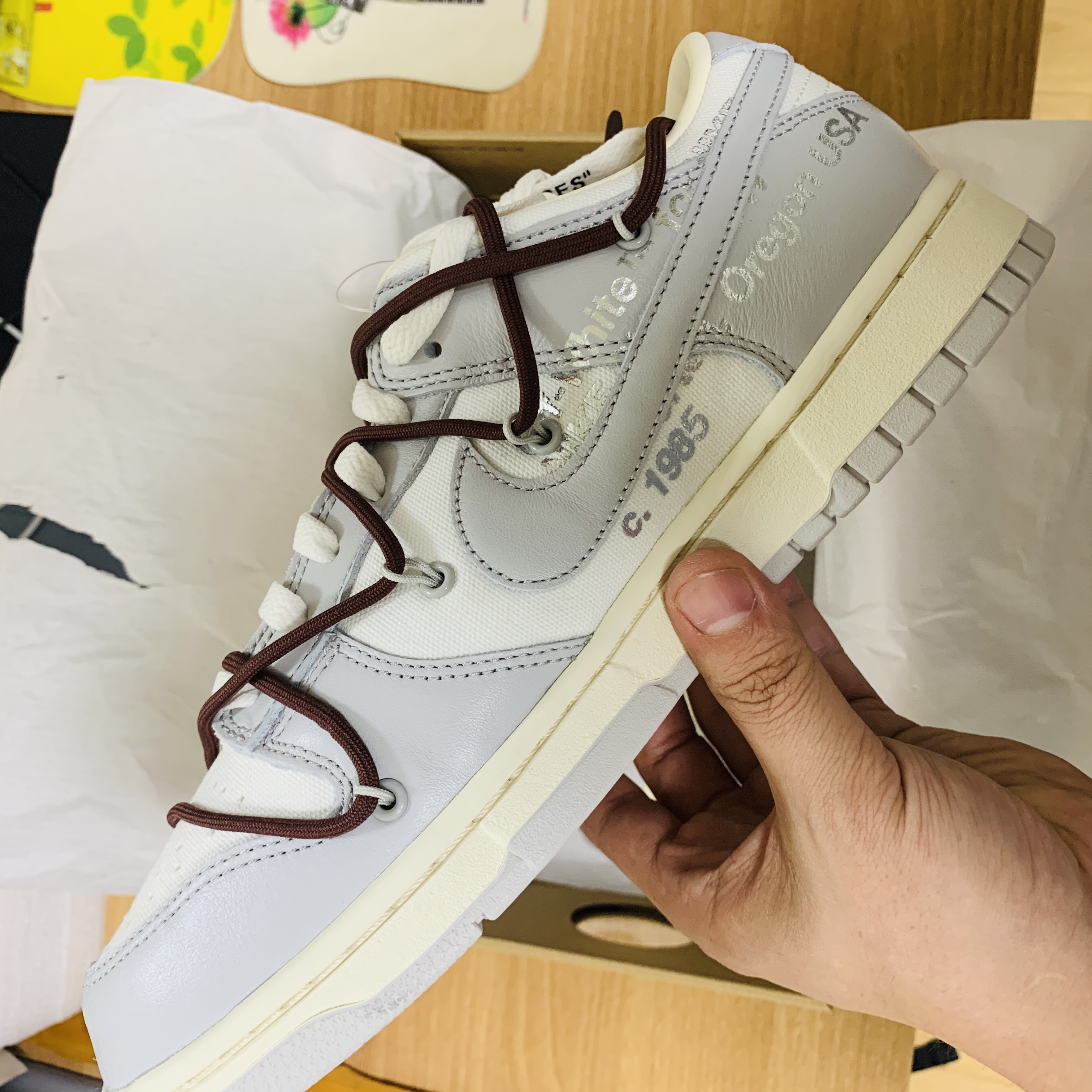 Nike x Off-White Dunk Low The 50 - Lot 46 착용 스타일 - 4