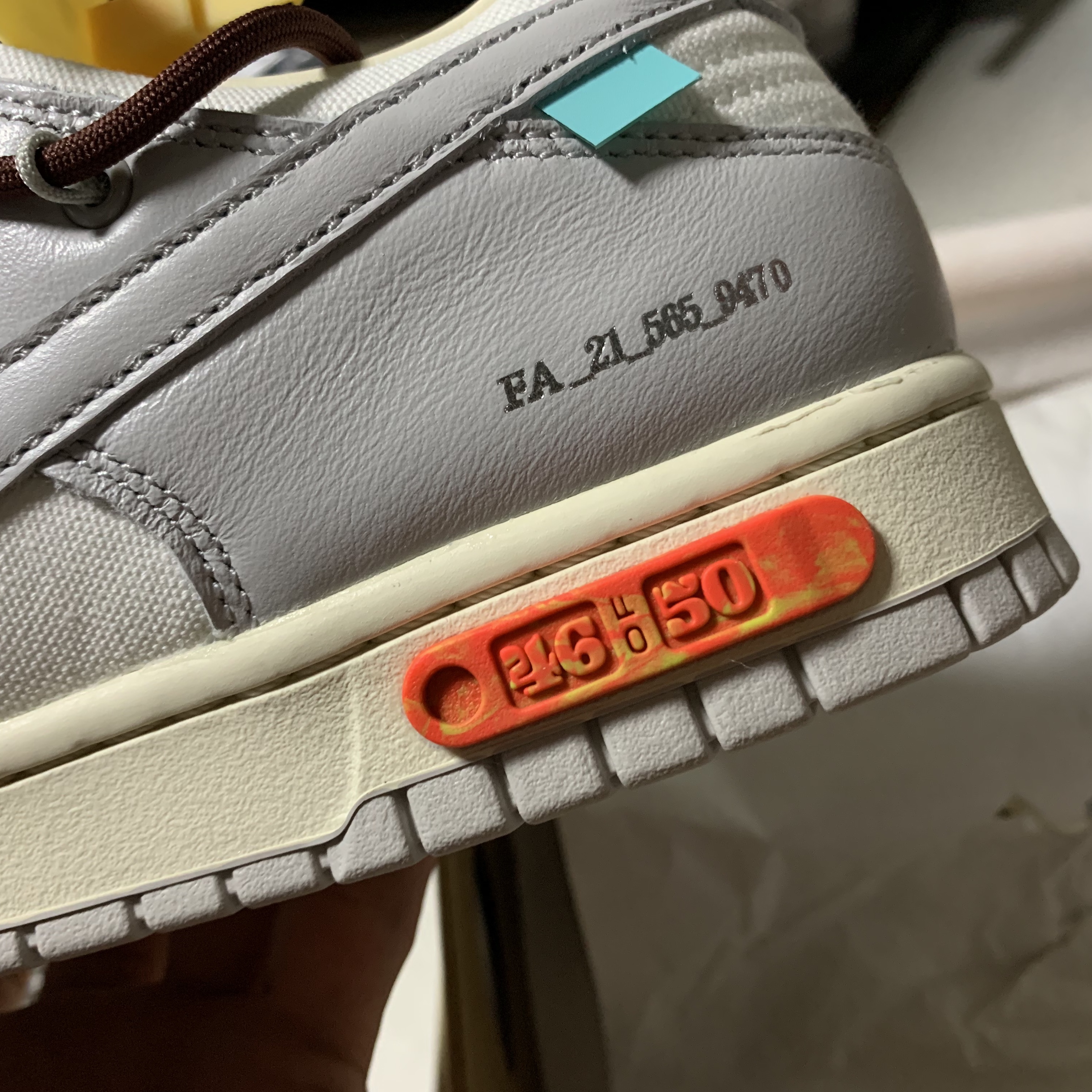 Nike x Off-White Dunk Low The 50 - Lot 46 착용 스타일 - 1