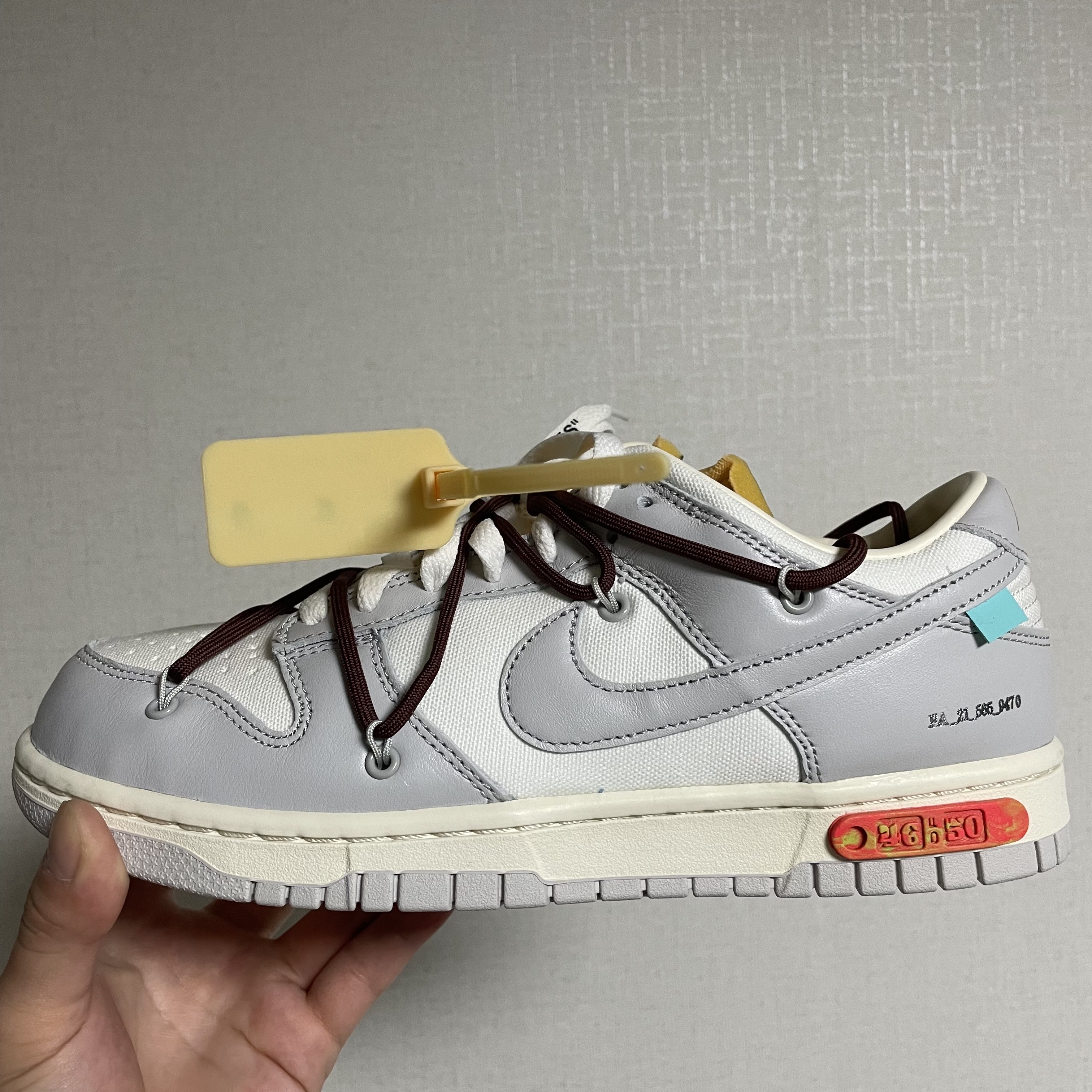 Nike x Off-White Dunk Low The 50 - Lot 46 착용 스타일 - 1