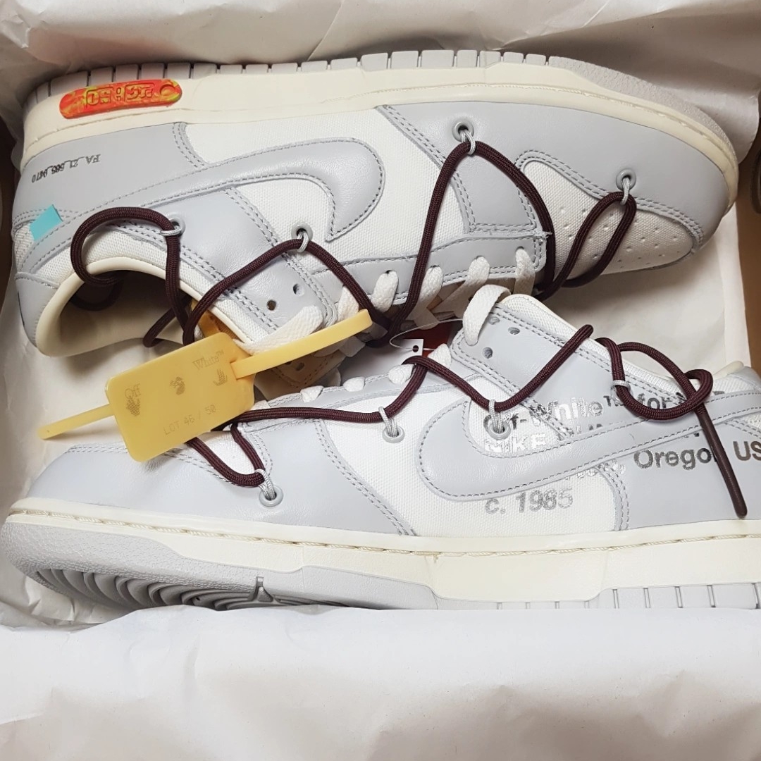 Nike x Off-White Dunk Low The 50 - Lot 46 착용 스타일 - 1