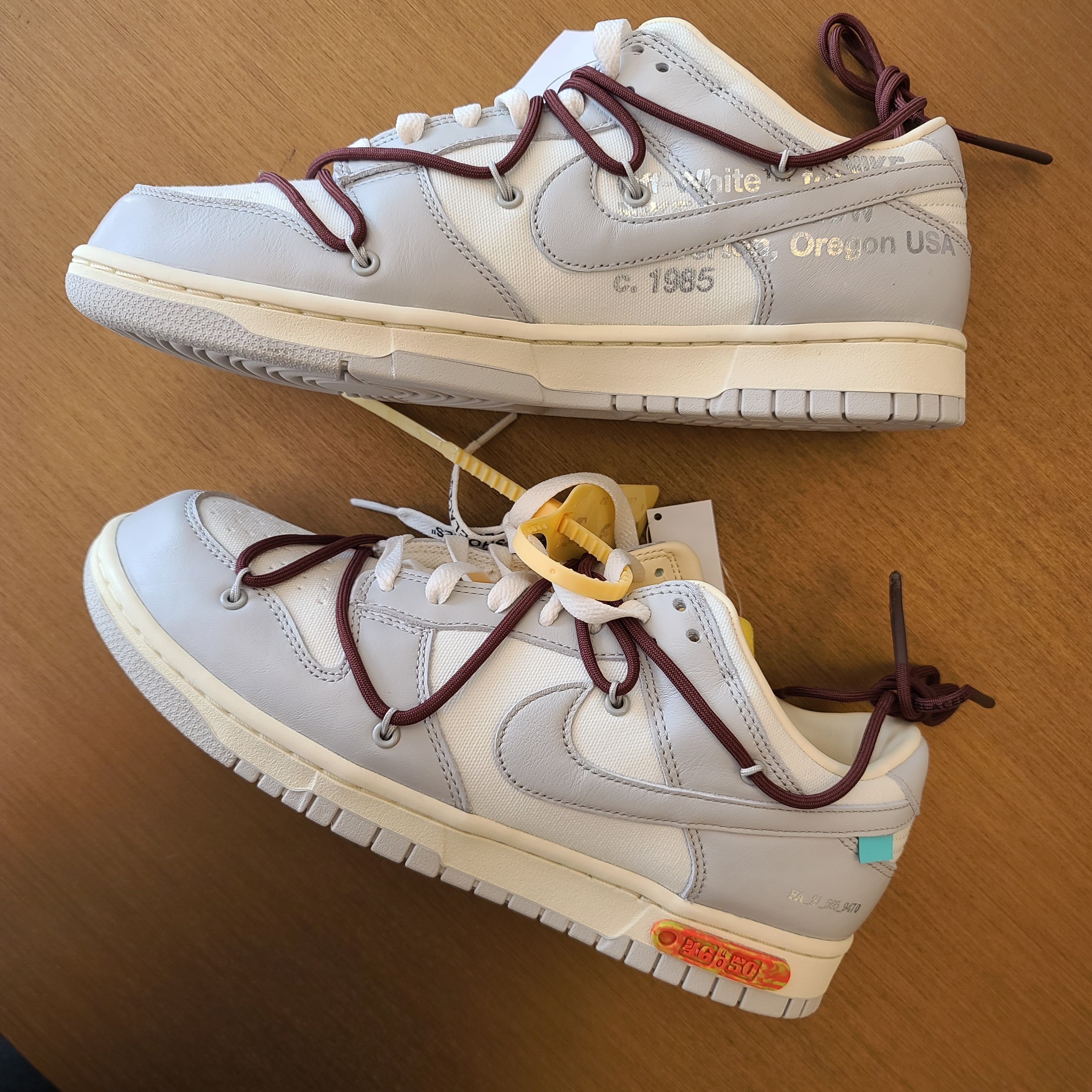 Nike x Off-White Dunk Low The 50 - Lot 46 착용 스타일