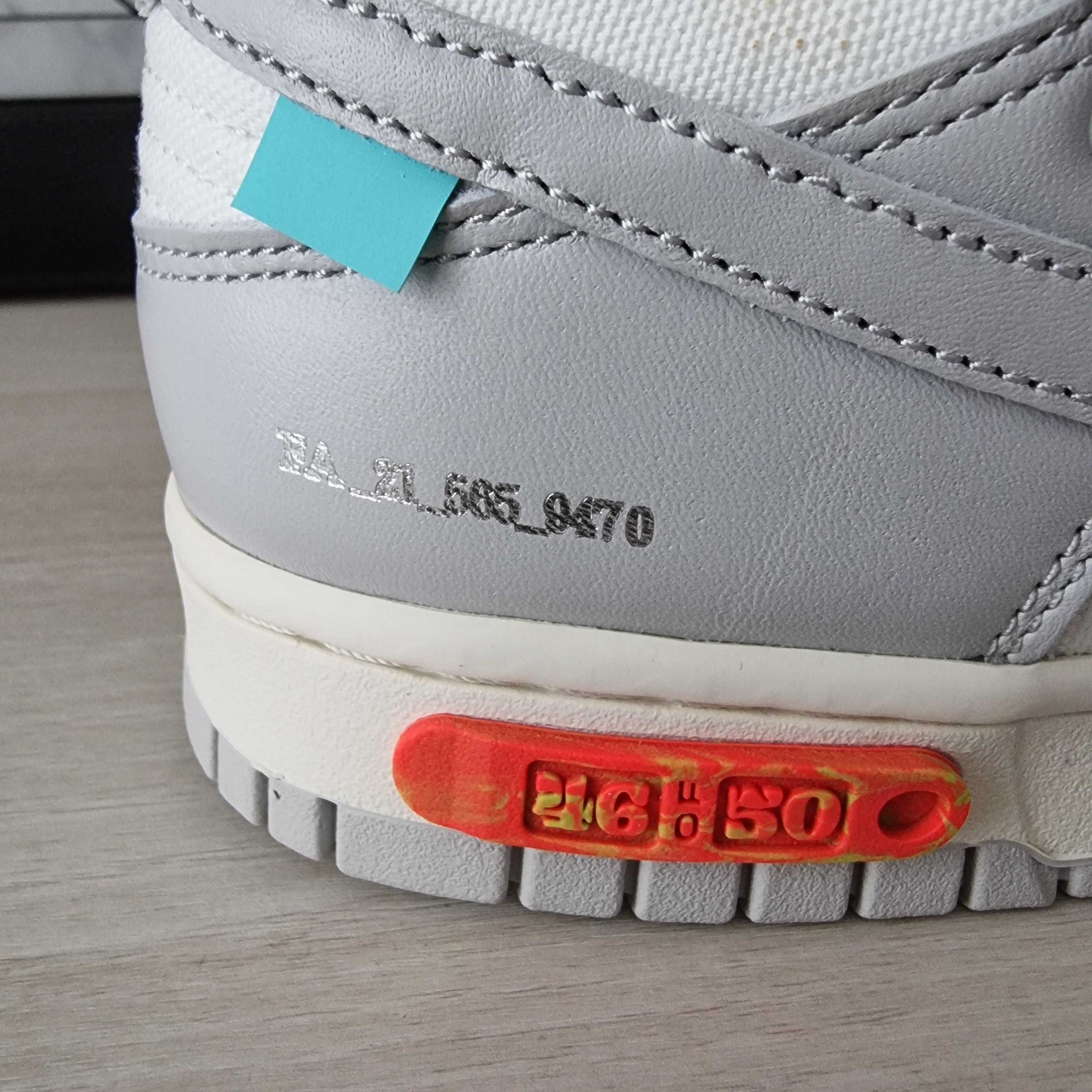 Nike x Off-White Dunk Low The 50 - Lot 46 착용 스타일 - 2