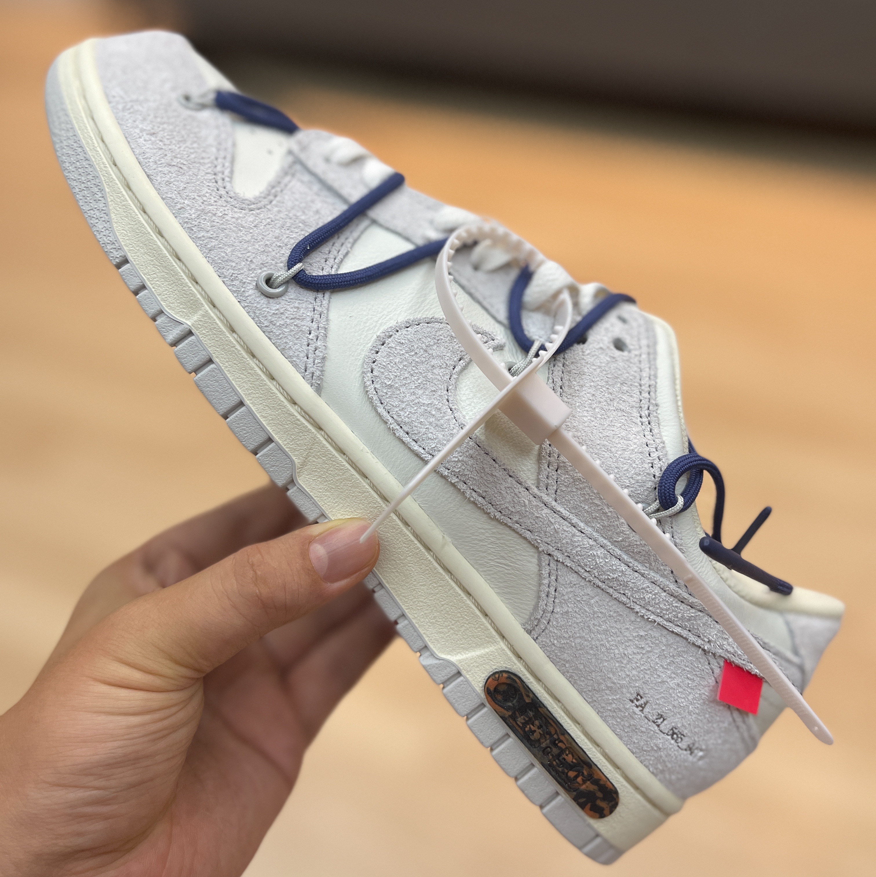 Nike x Off-White Dunk Low The 50 - Lot 18 착용 스타일 - 1