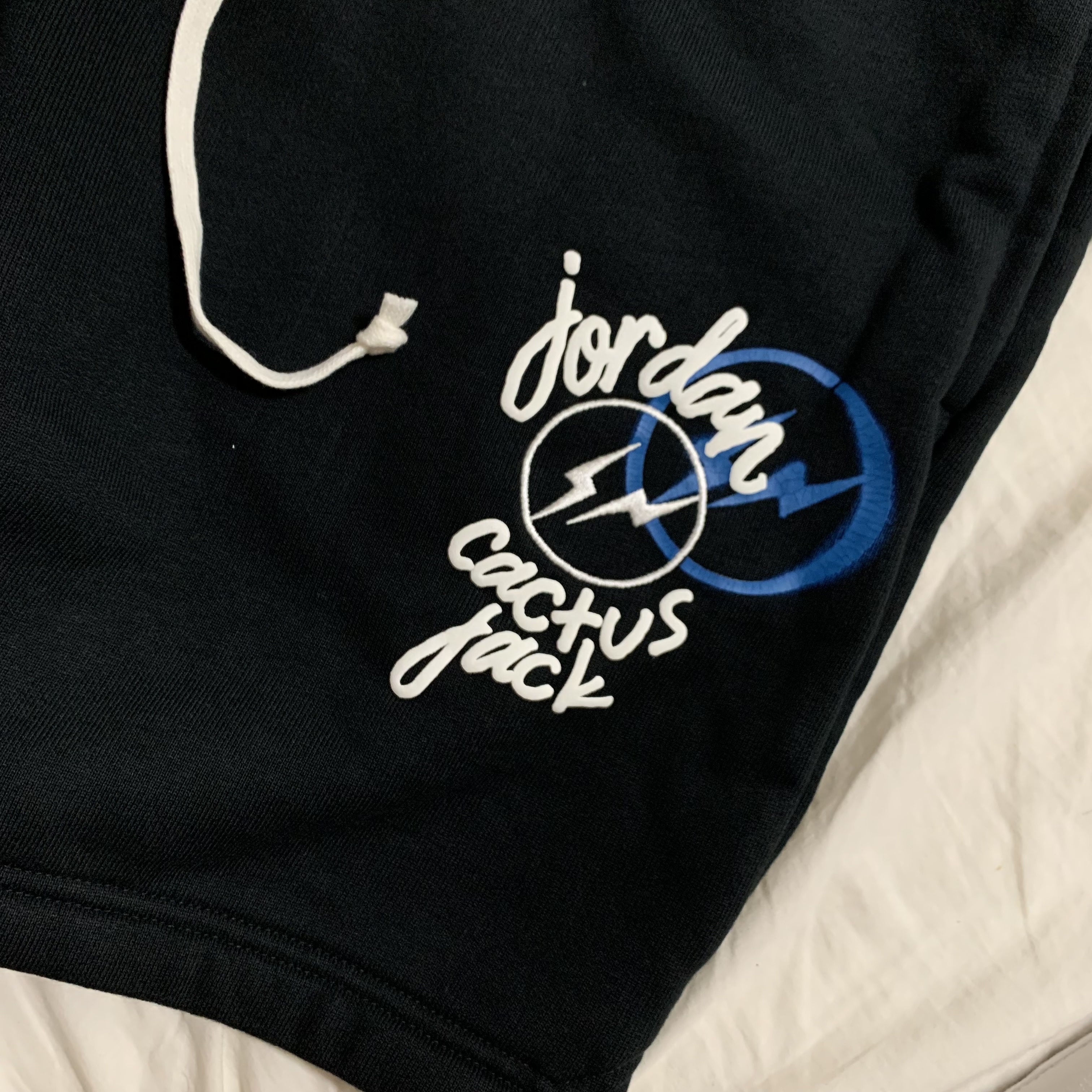 Jordan x Travis Scott x Fragment Shorts Black (DJ0617-010) 착용 스타일