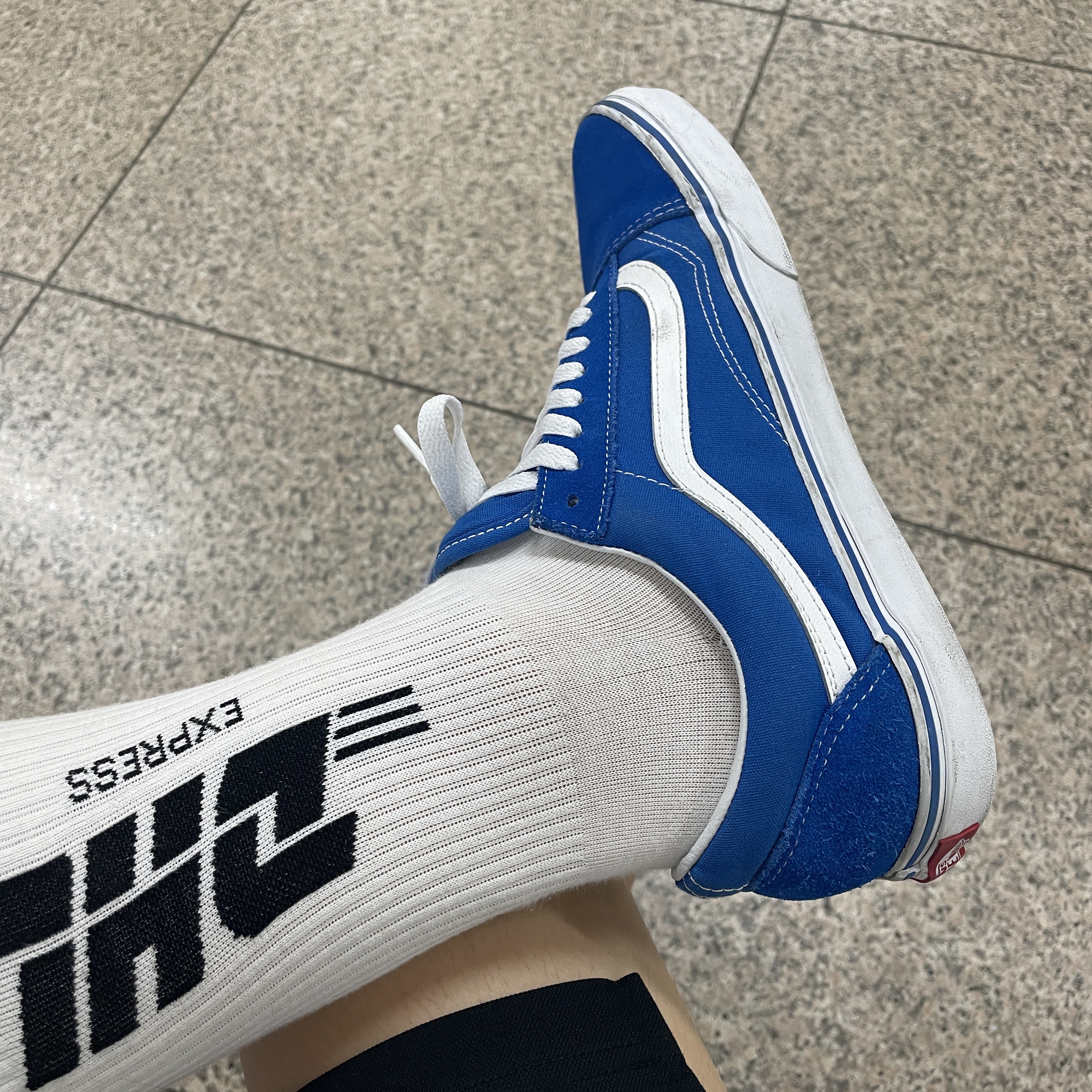 Vans Old Skool Lapis Blue 착용 스타일 - 3
