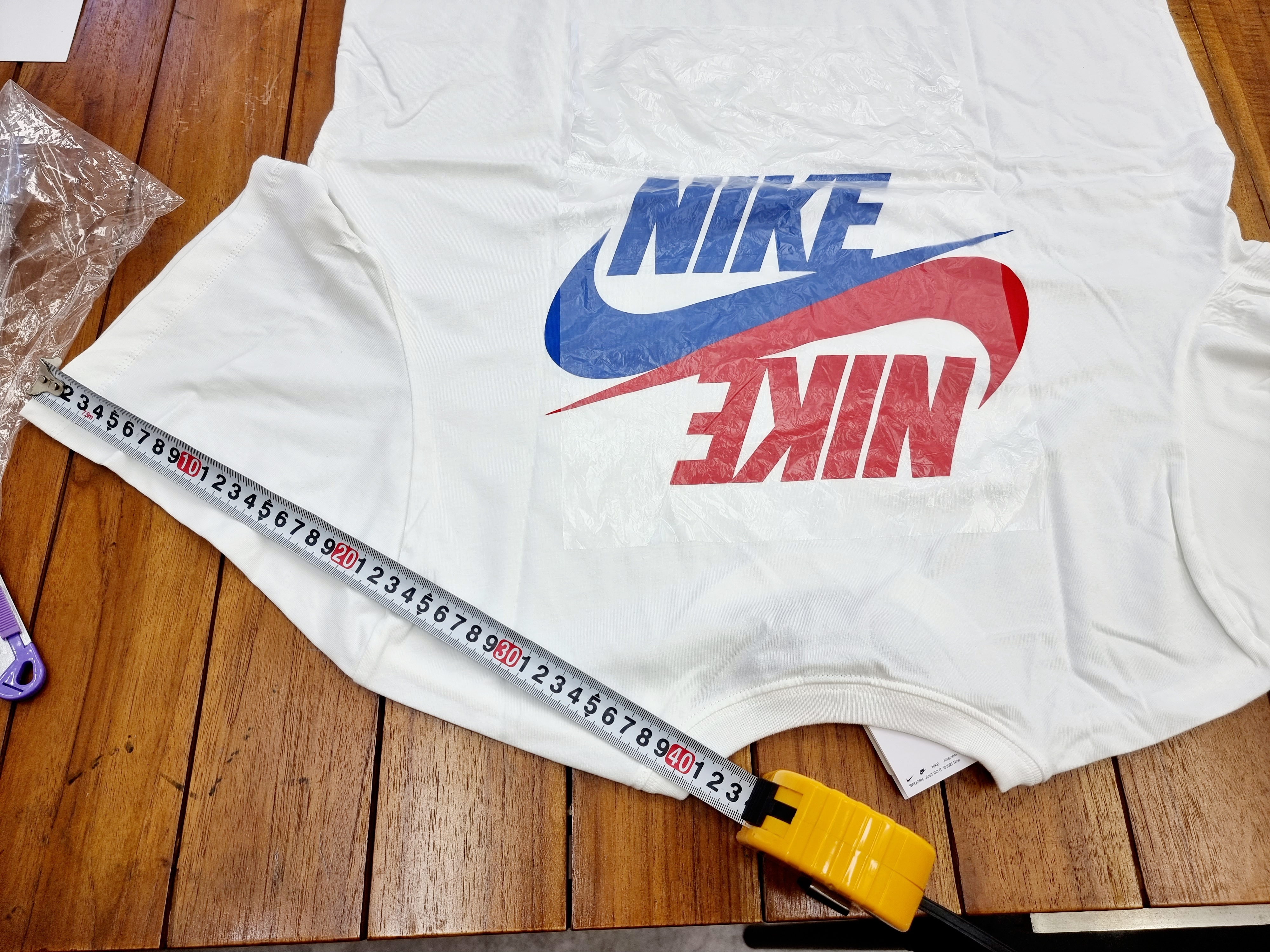 Nike Hangul T-Shirt White 착용 스타일 - 3