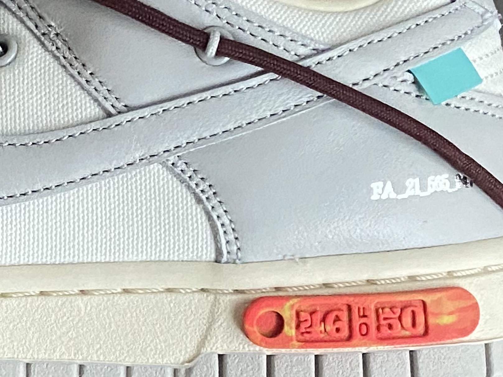 Nike x Off-White Dunk Low The 50 - Lot 46 착용 스타일 - 2