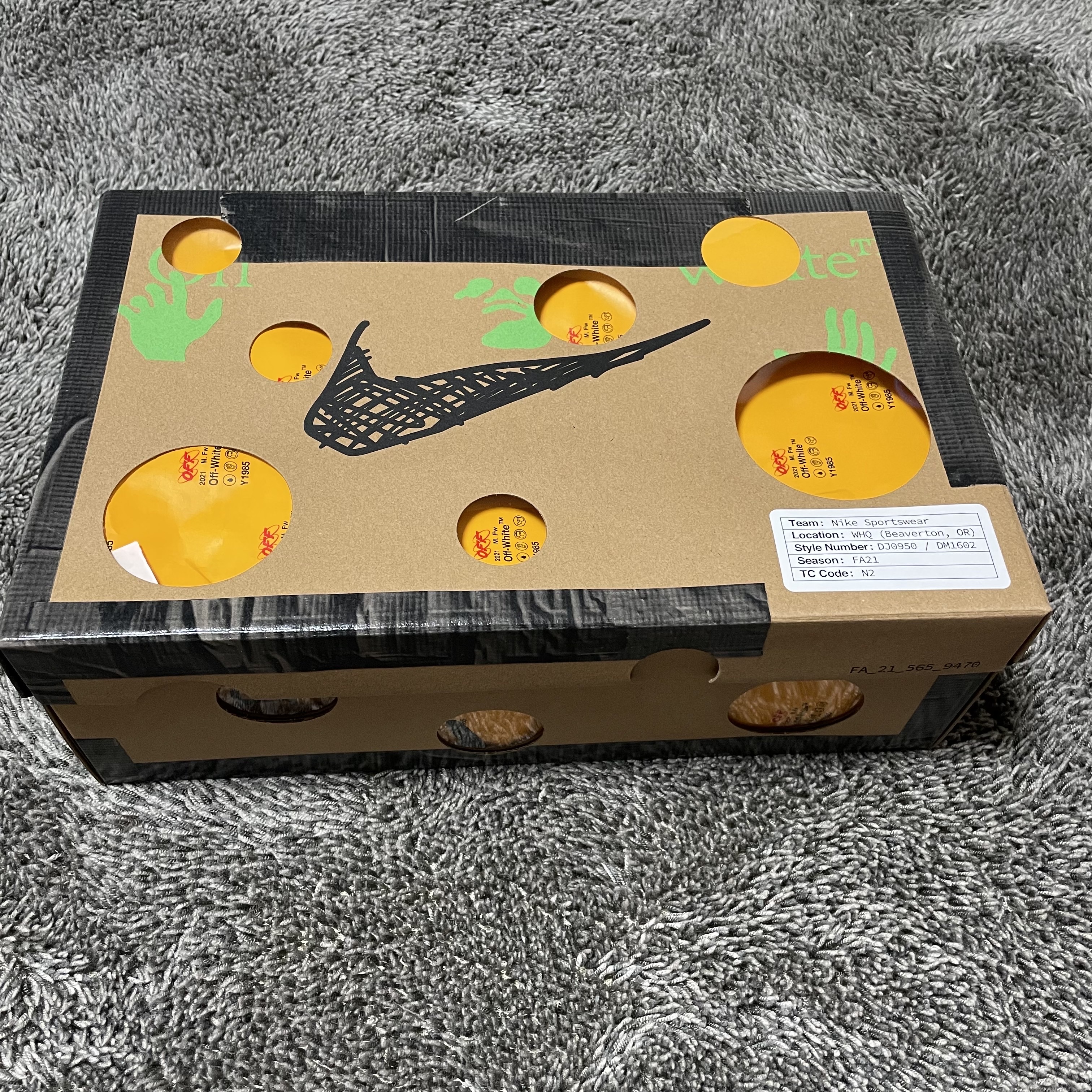 Nike x Off-White Dunk Low The 50 - Lot 46 착용 스타일 - 4