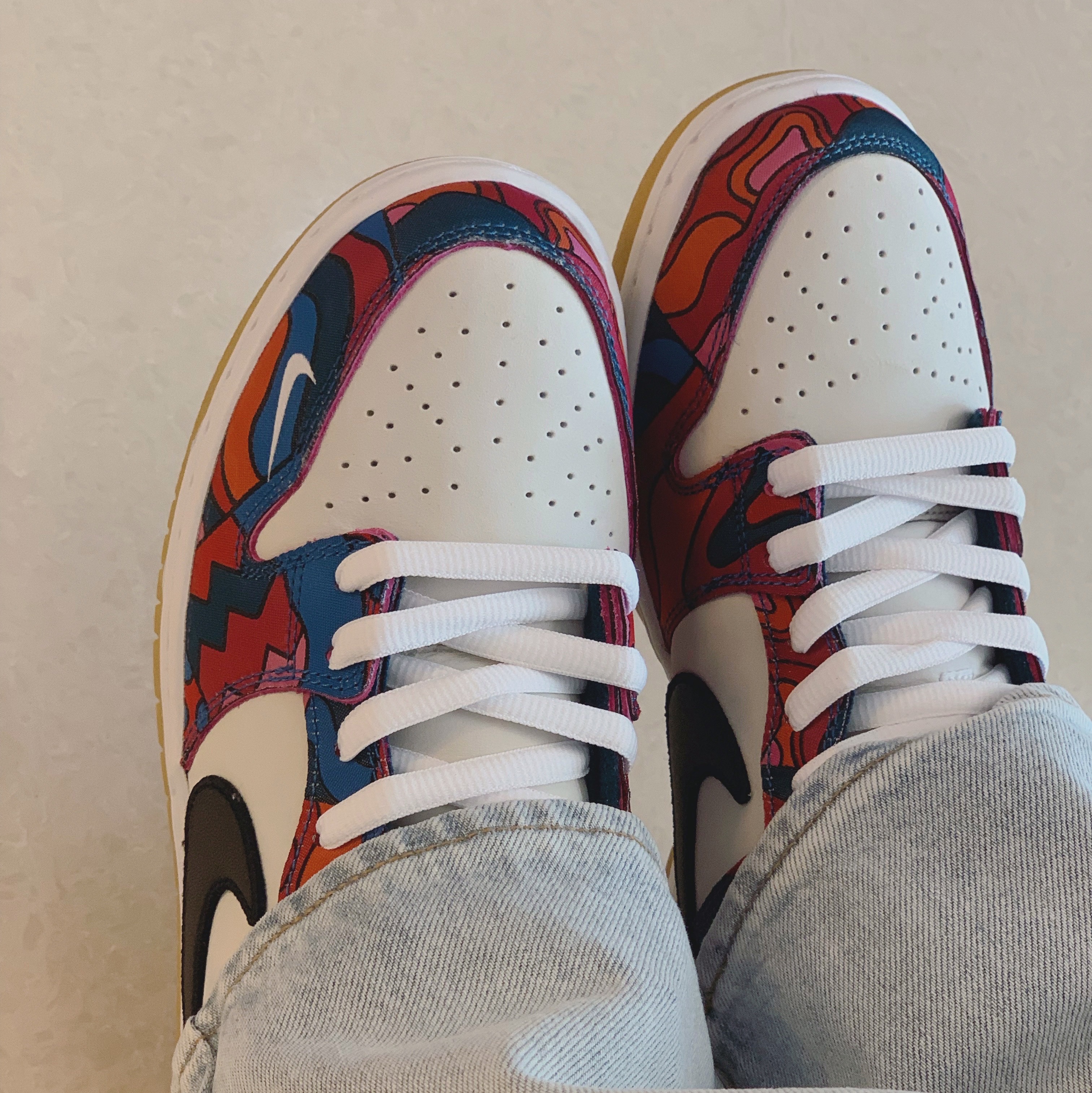 Nike x Parra SB Dunk Low Pro Abstract Art 착용 스타일 - 3