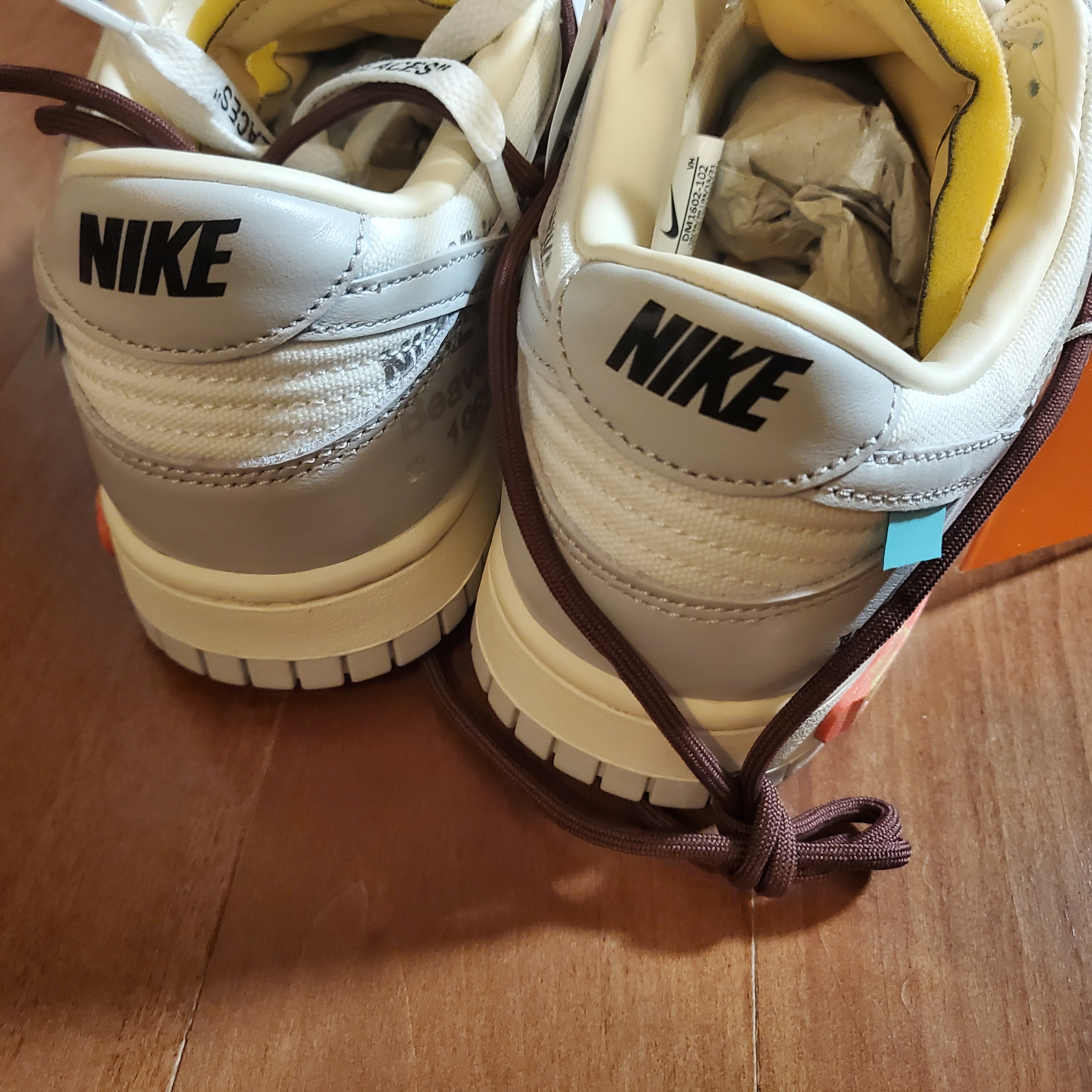 Nike x Off-White Dunk Low The 50 - Lot 46 착용 스타일 - 3