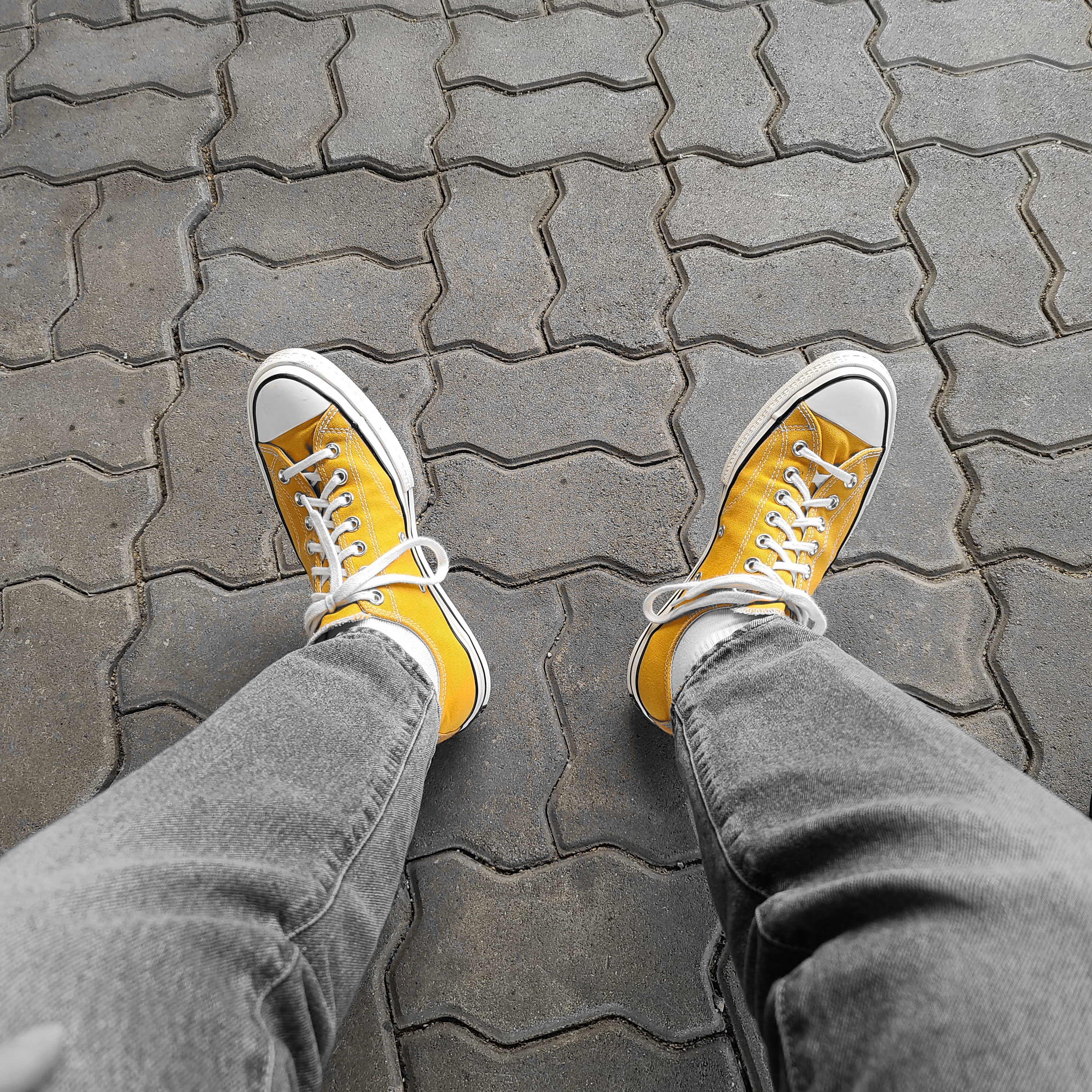Converse Chuck 70 Ox Vintage Canvas Sunflower 착용 스타일