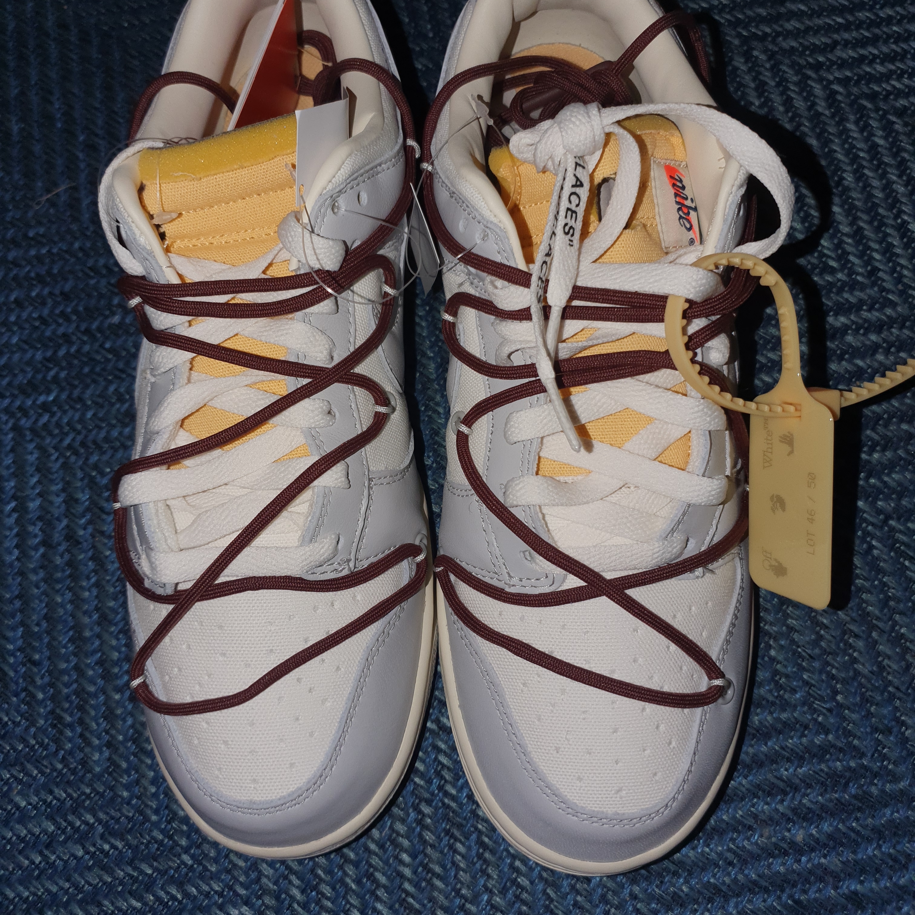 Nike x Off-White Dunk Low The 50 - Lot 46 착용 스타일 - 3
