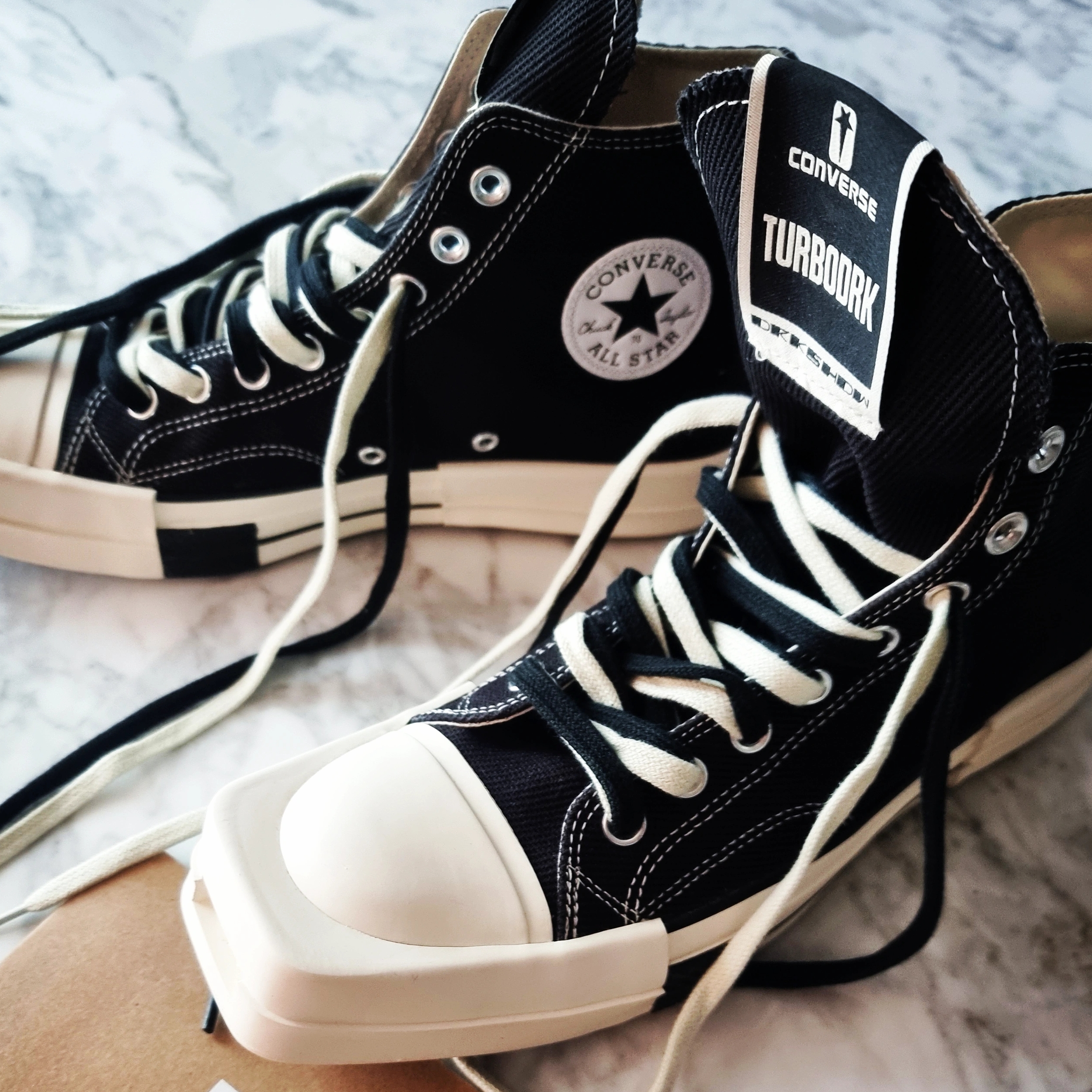 Converse x Drkshdw Turbodrk Chuck 70 Hi Black 착용 스타일 - 2