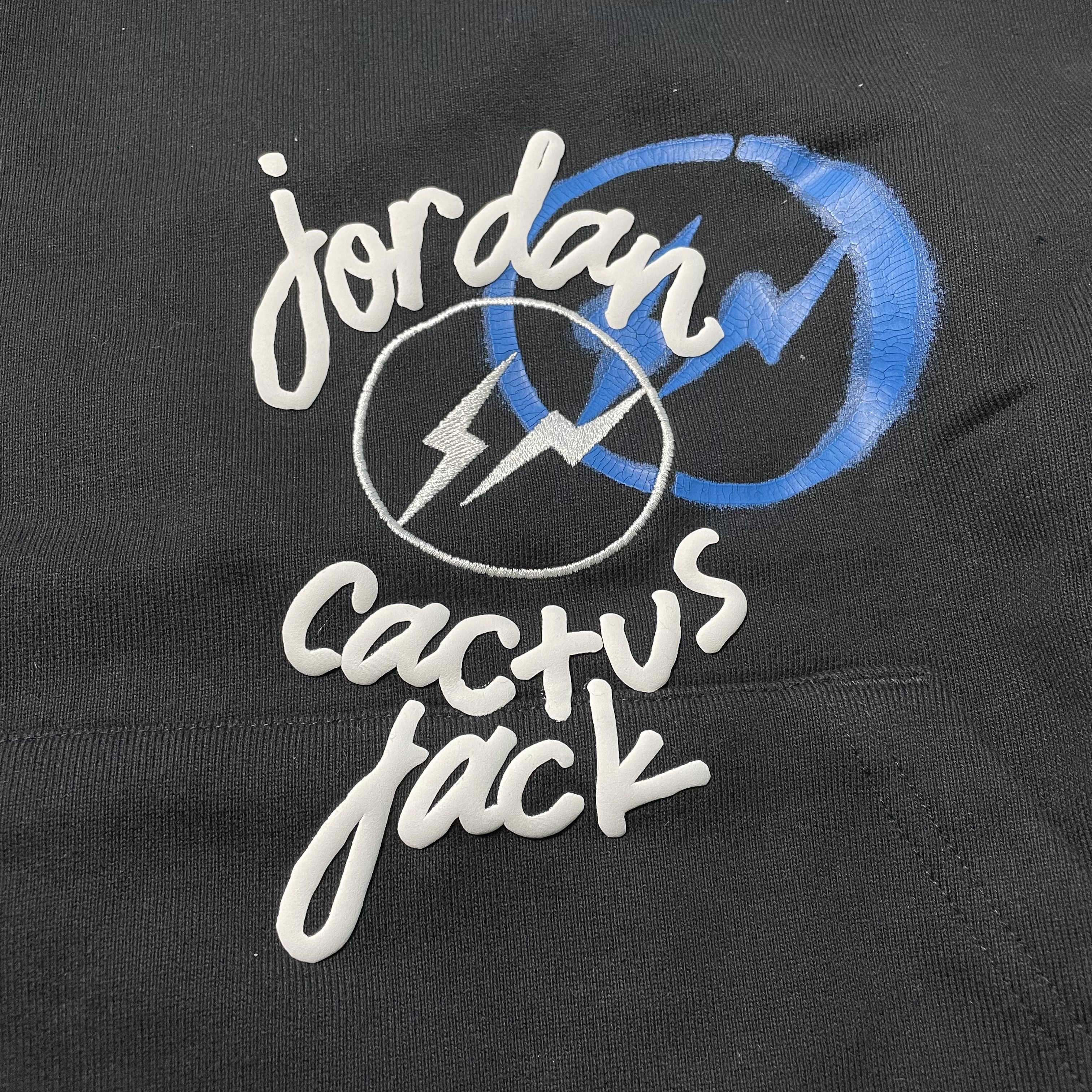 Jordan x Travis Scott x Fragment Hoodie Black (DJ0615-010) 착용 스타일 - 2