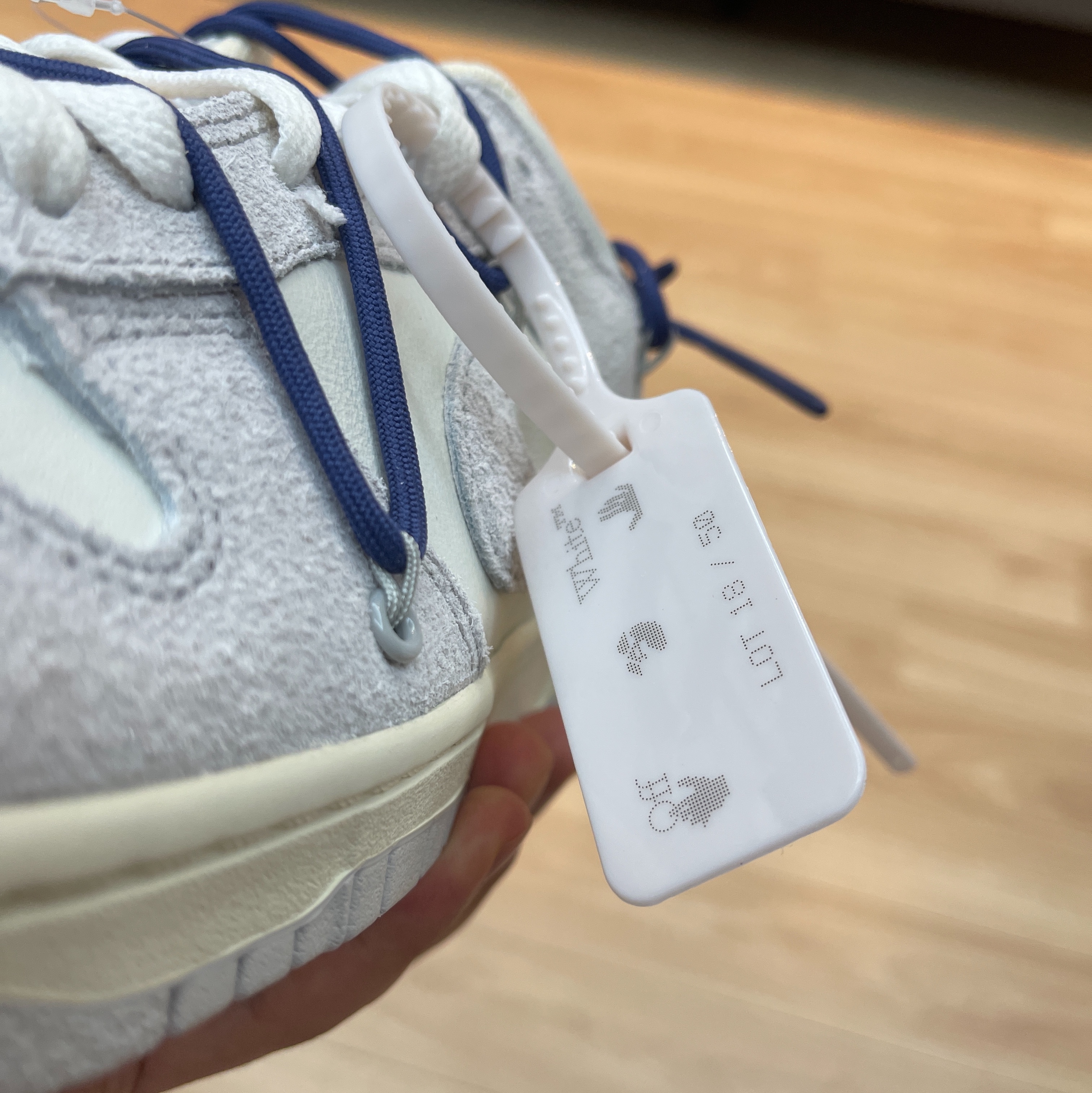 Nike x Off-White Dunk Low The 50 - Lot 18 착용 스타일 - 5