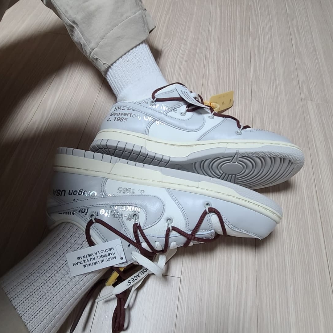 Nike x Off-White Dunk Low The 50 - Lot 46 착용 스타일