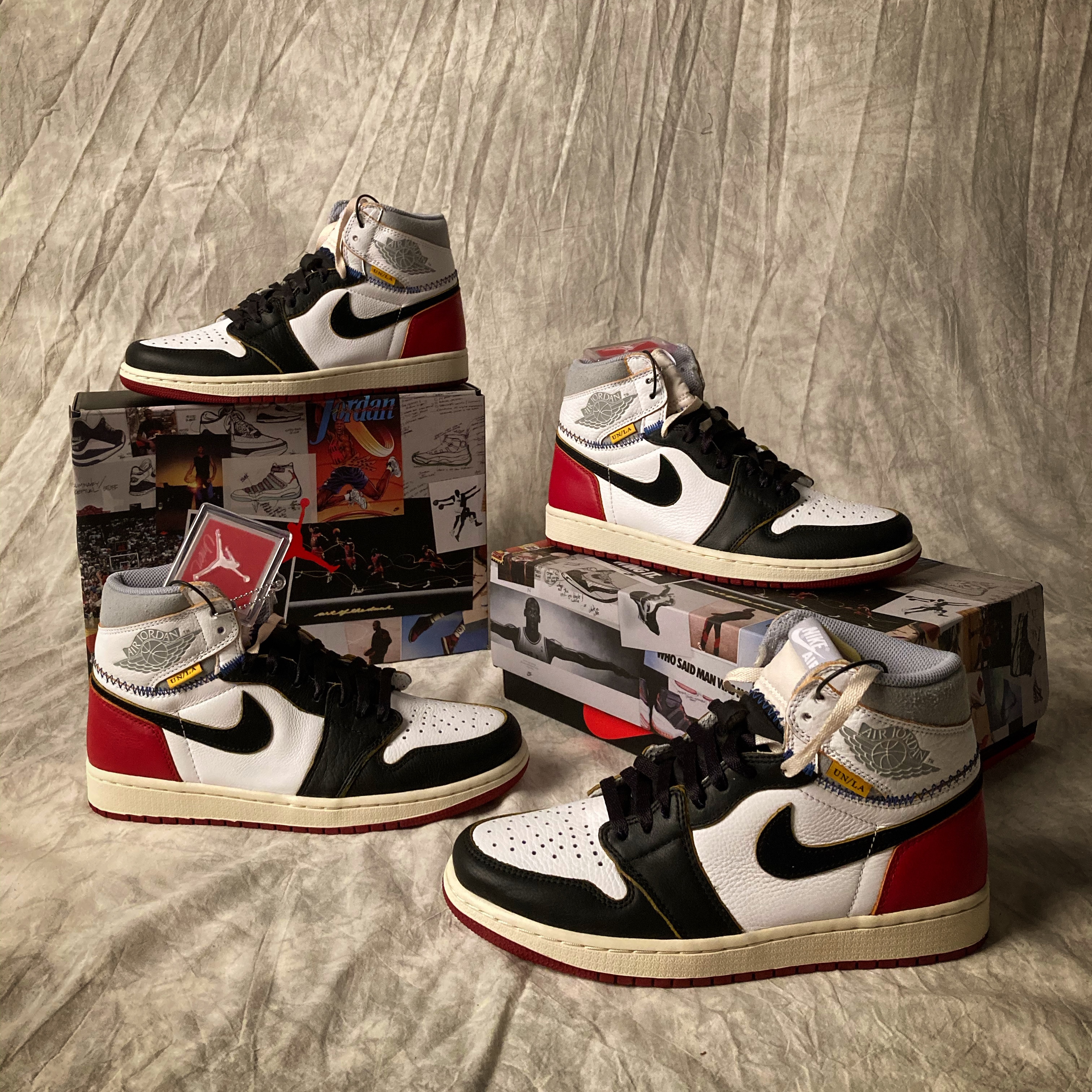 Jordan 1 x Union Retro High Black Toe 착용 스타일