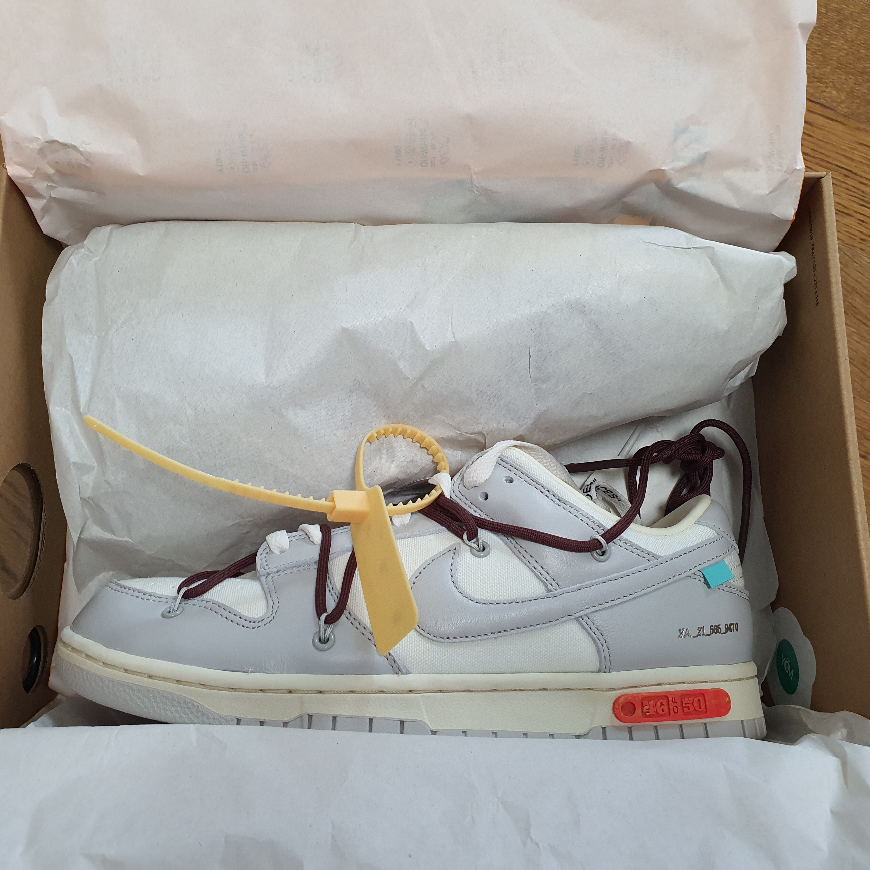 Nike x Off-White Dunk Low The 50 - Lot 46 착용 스타일