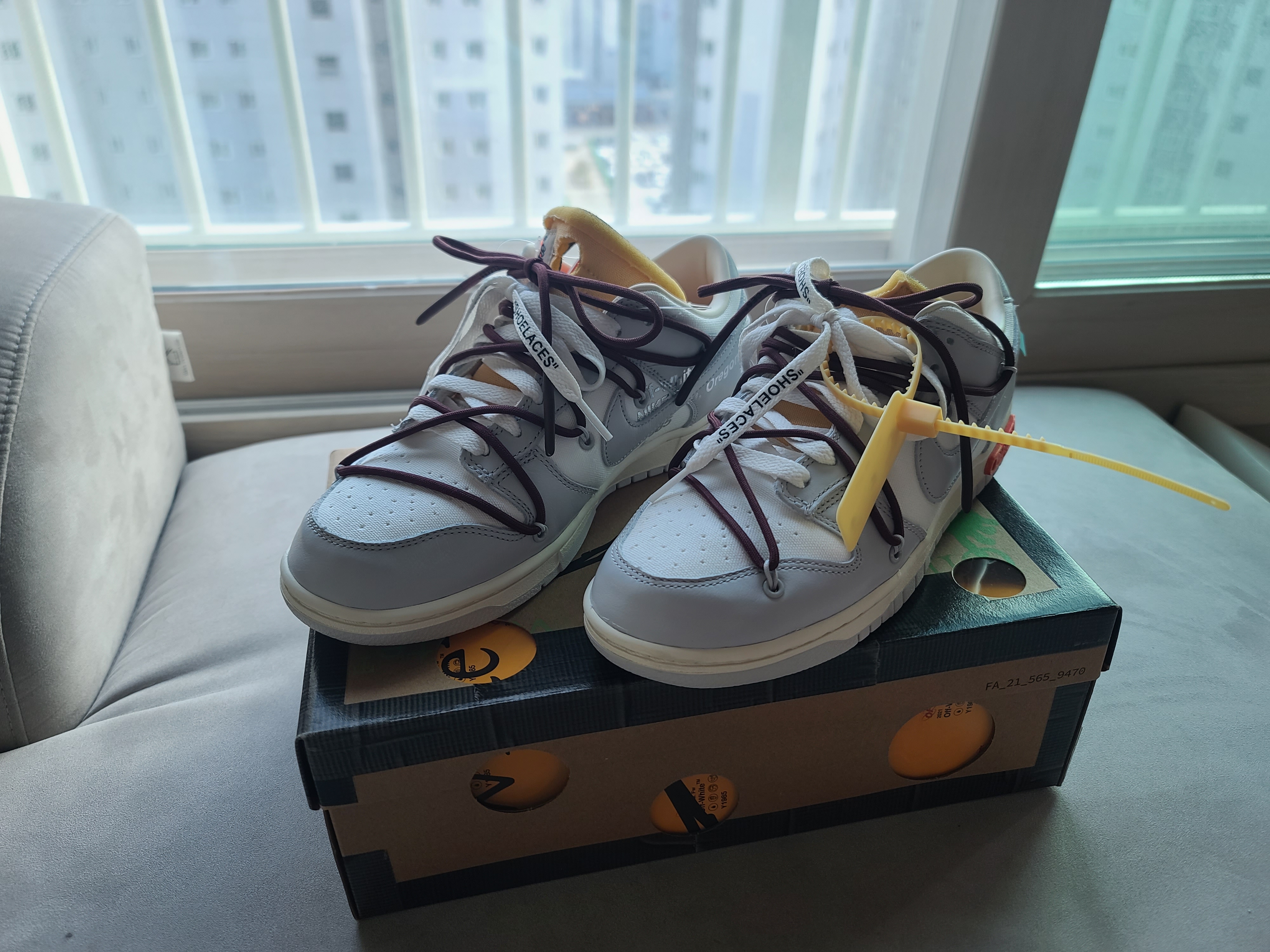 Nike x Off-White Dunk Low The 50 - Lot 46 착용 스타일 - 1