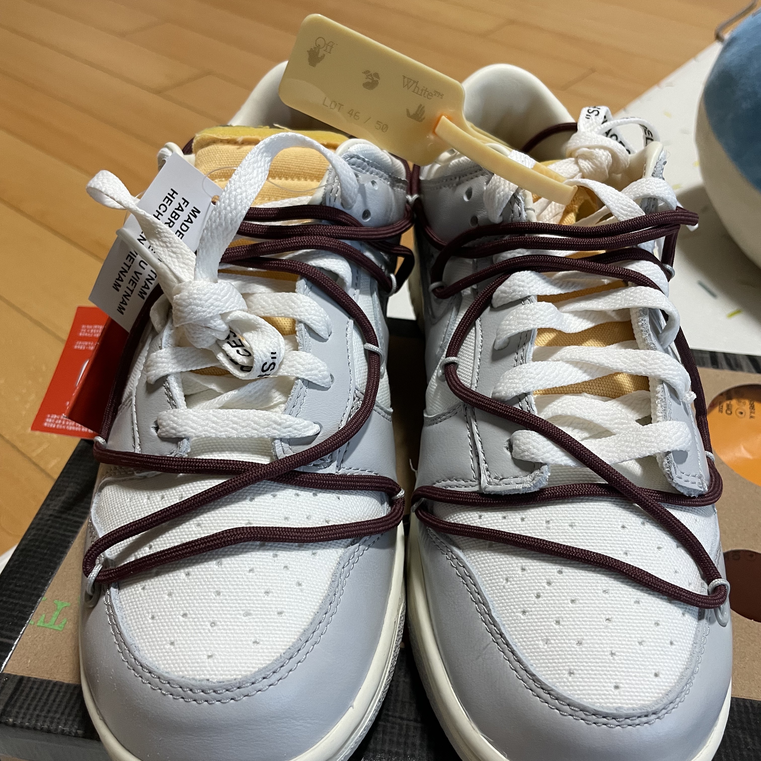 Nike x Off-White Dunk Low The 50 - Lot 46 착용 스타일 - 5