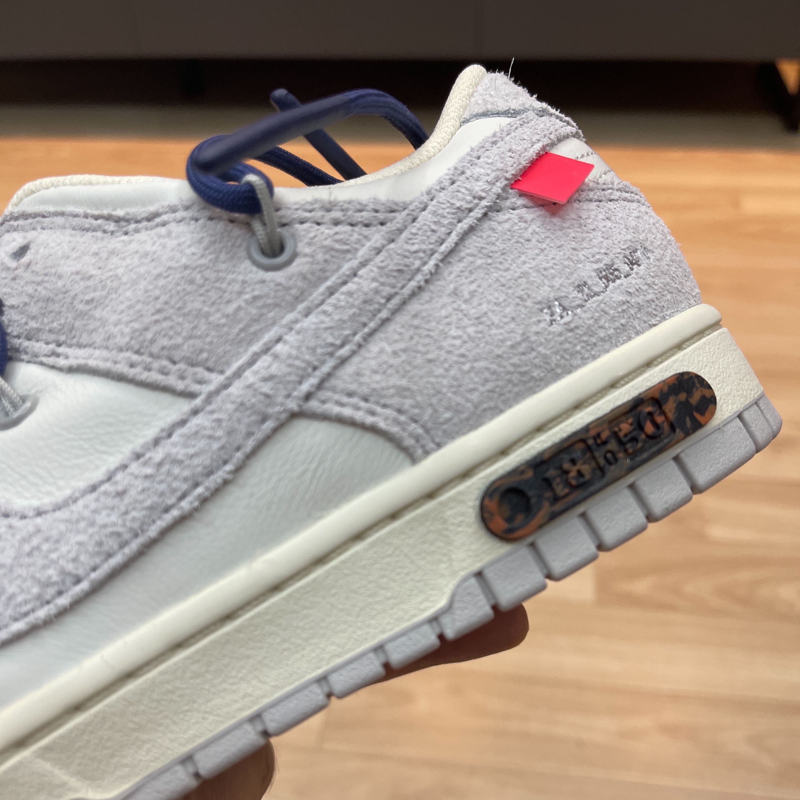 Nike x Off-White Dunk Low The 50 - Lot 18 착용 스타일 - 4