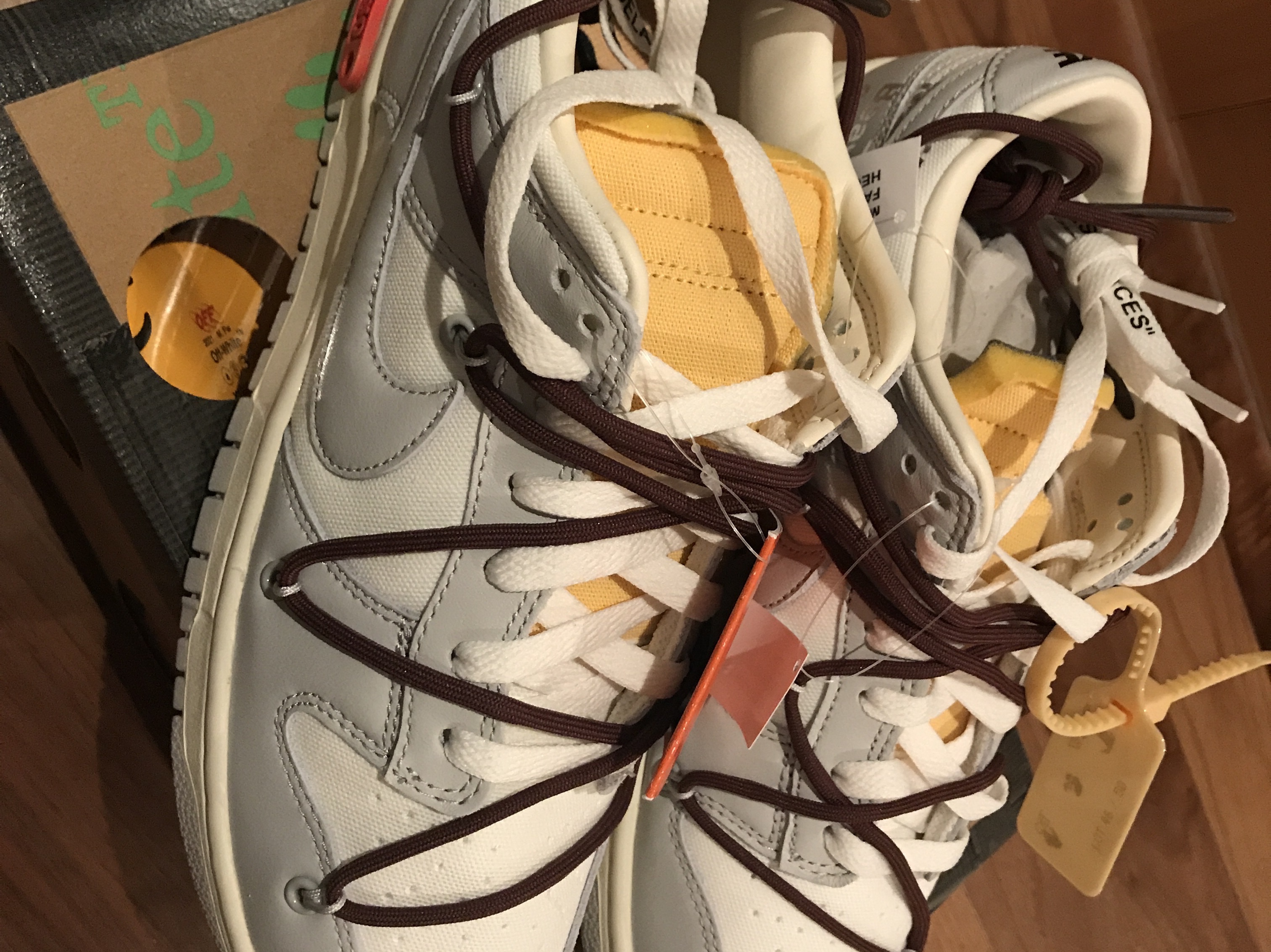 Nike x Off-White Dunk Low The 50 - Lot 46 착용 스타일 - 3
