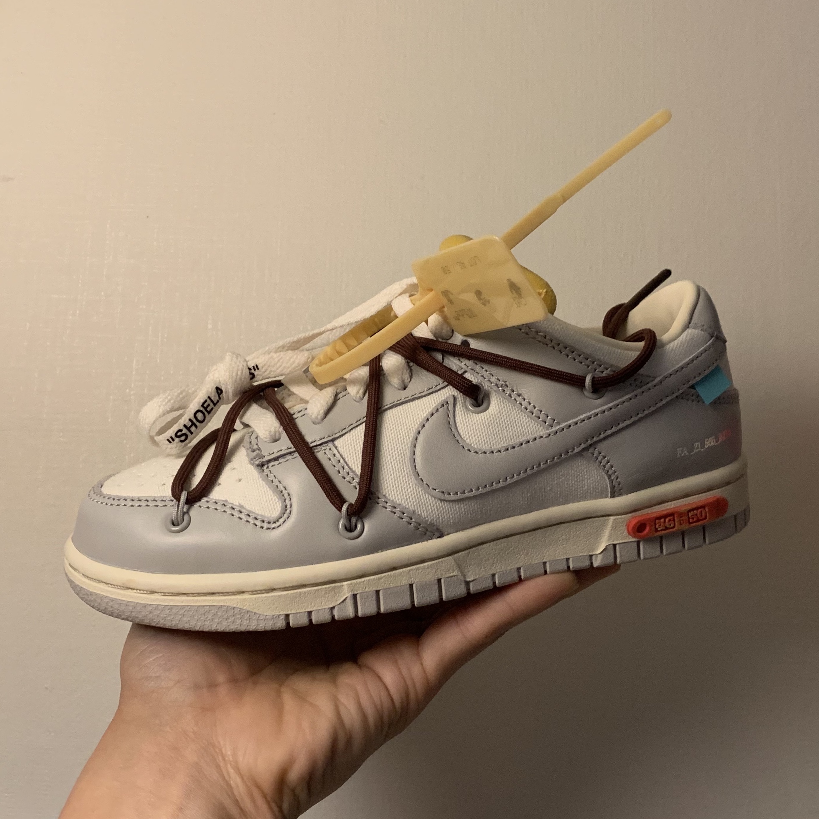 Nike x Off-White Dunk Low The 50 - Lot 46 착용 스타일 - 1