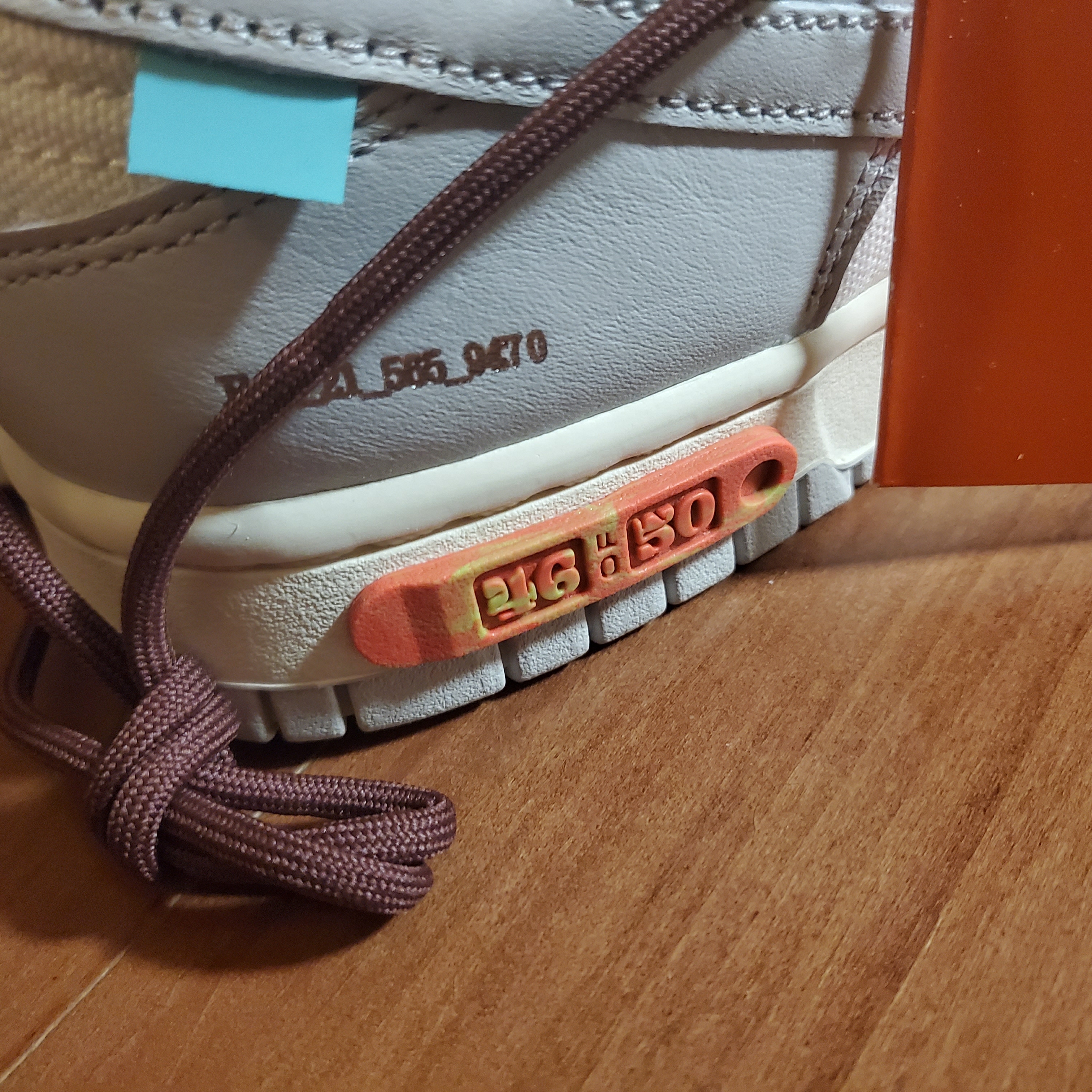 Nike x Off-White Dunk Low The 50 - Lot 46 착용 스타일 - 4