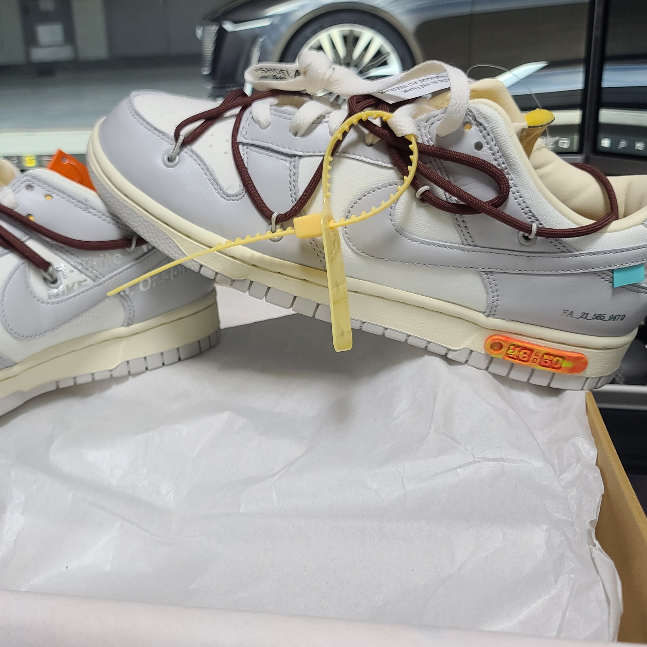 Nike x Off-White Dunk Low The 50 - Lot 46 착용 스타일