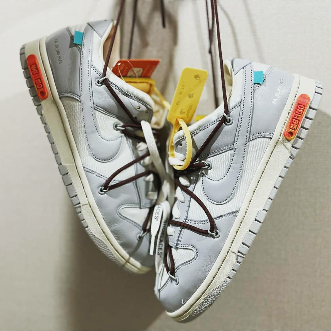 Nike x Off-White Dunk Low The 50 - Lot 46 착용 스타일 - 1