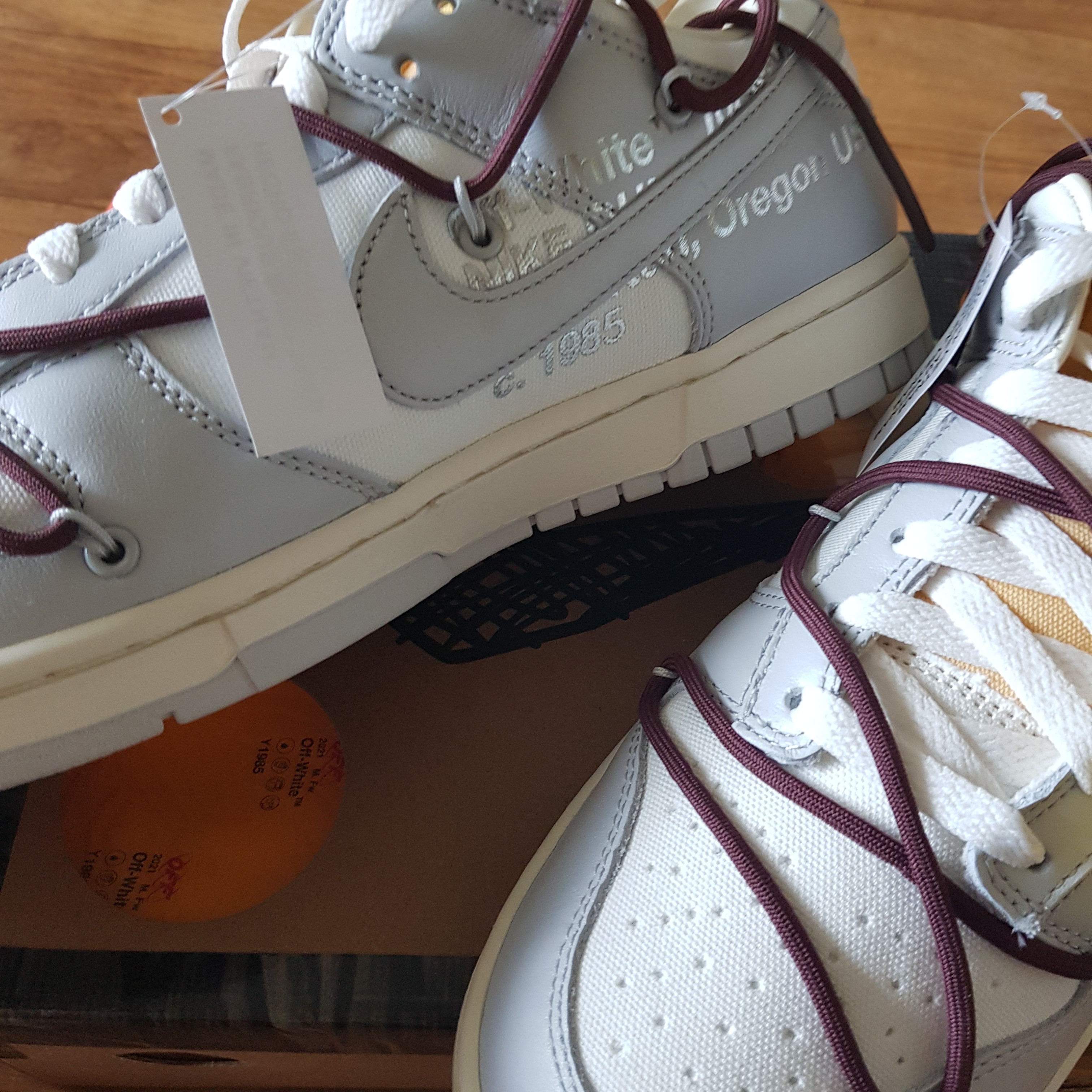 Nike x Off-White Dunk Low The 50 - Lot 46 착용 스타일 - 3