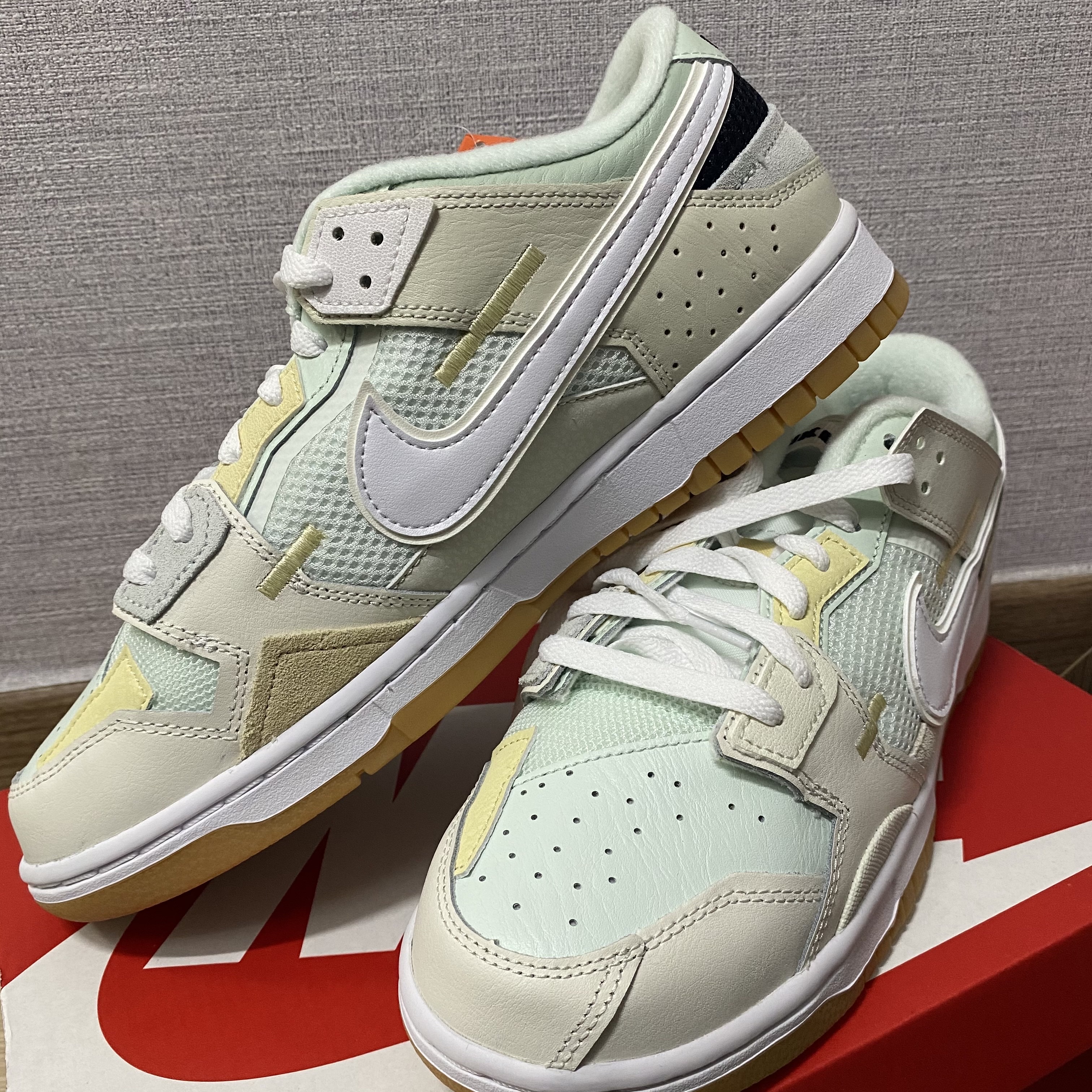 Nike Dunk Scrap Sea Glass 착용 스타일 - 1