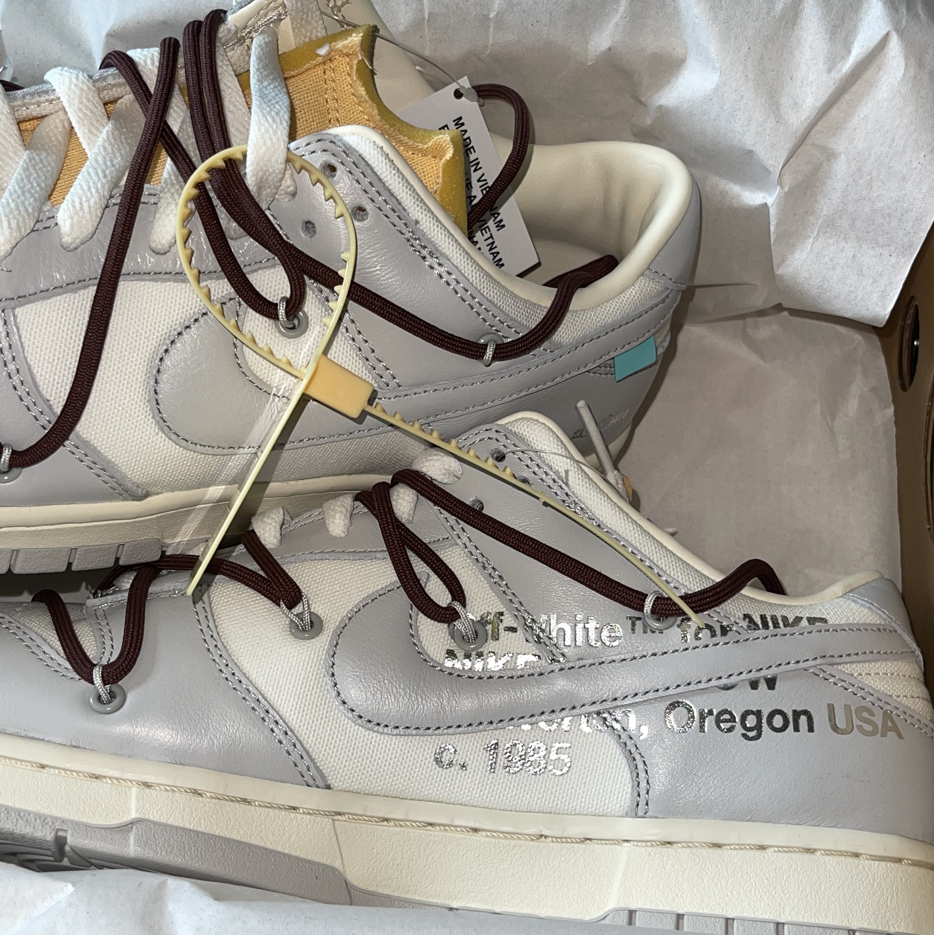 Nike x Off-White Dunk Low The 50 - Lot 46 착용 스타일