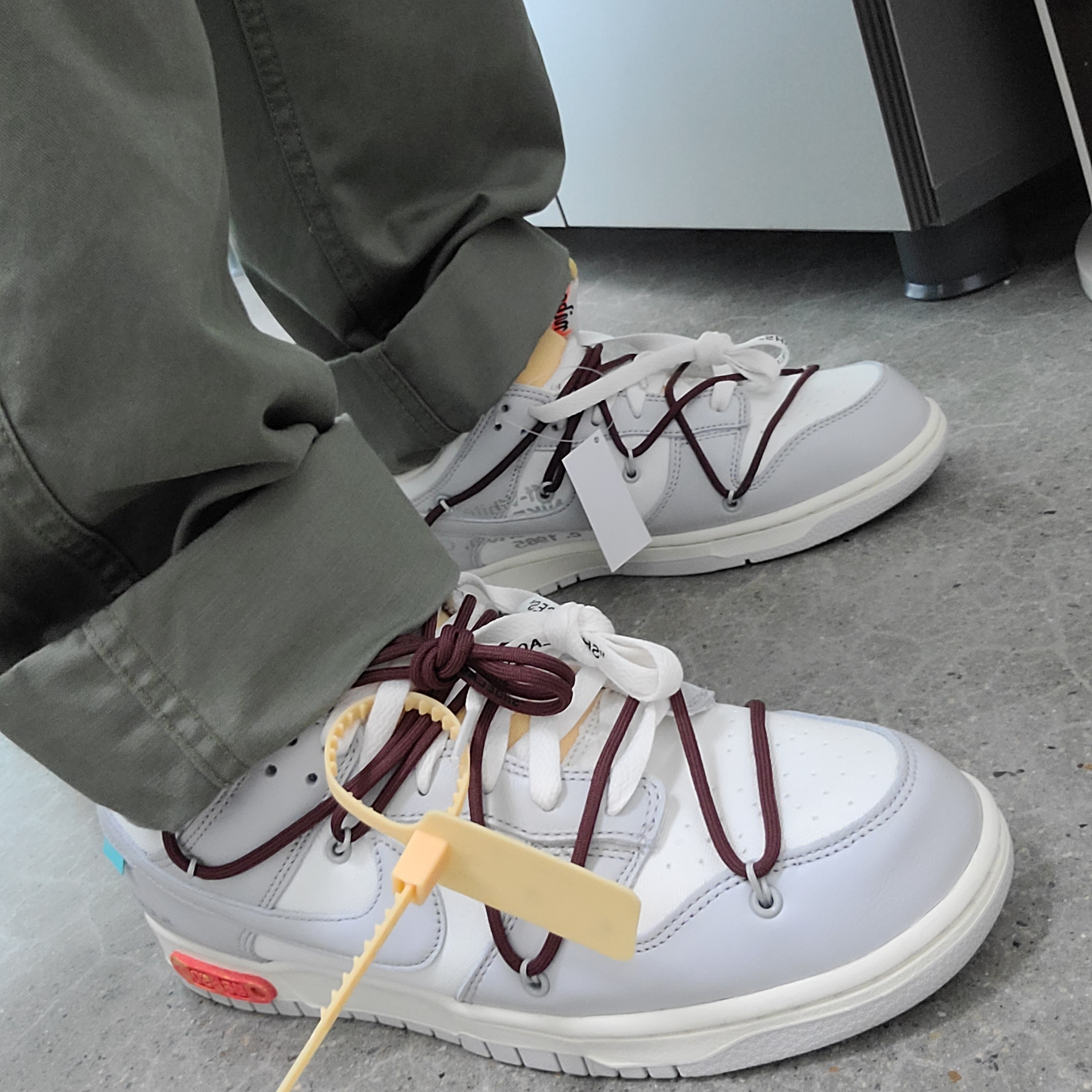 Nike x Off-White Dunk Low The 50 - Lot 46 착용 스타일 - 1